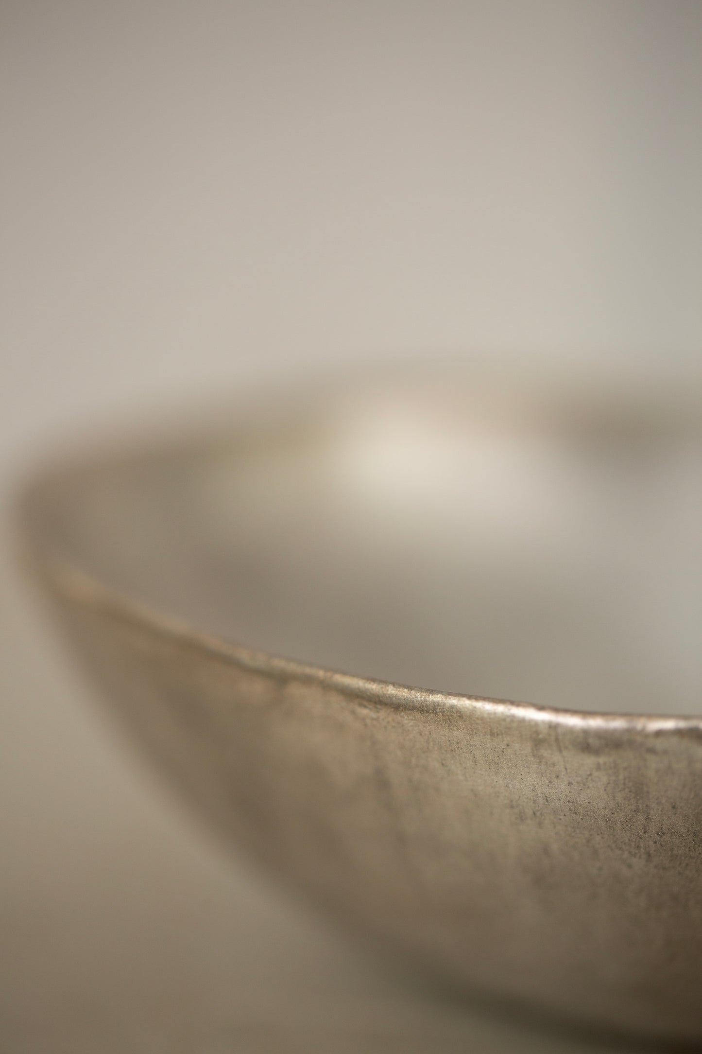 Silver glaze bowl