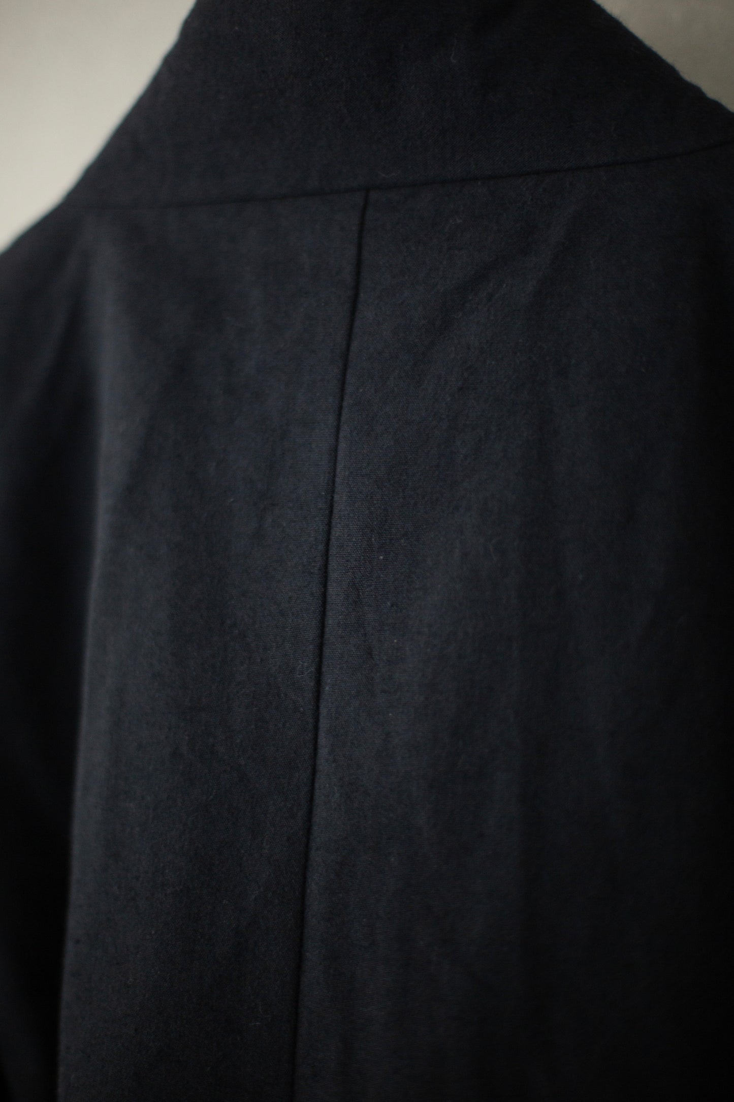 Black Futon Padded Kimono Coat