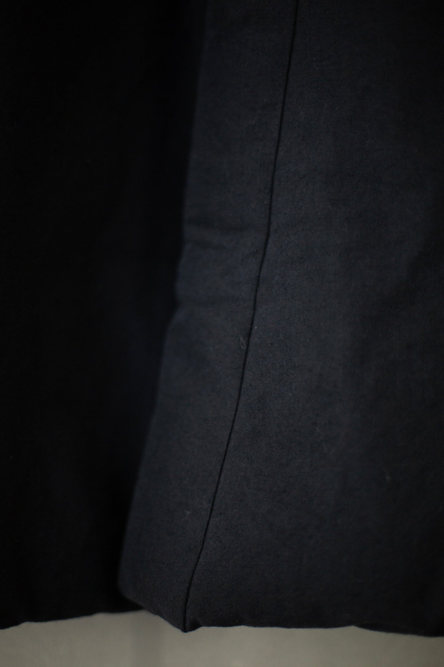 Black Futon Padded Kimono Coat