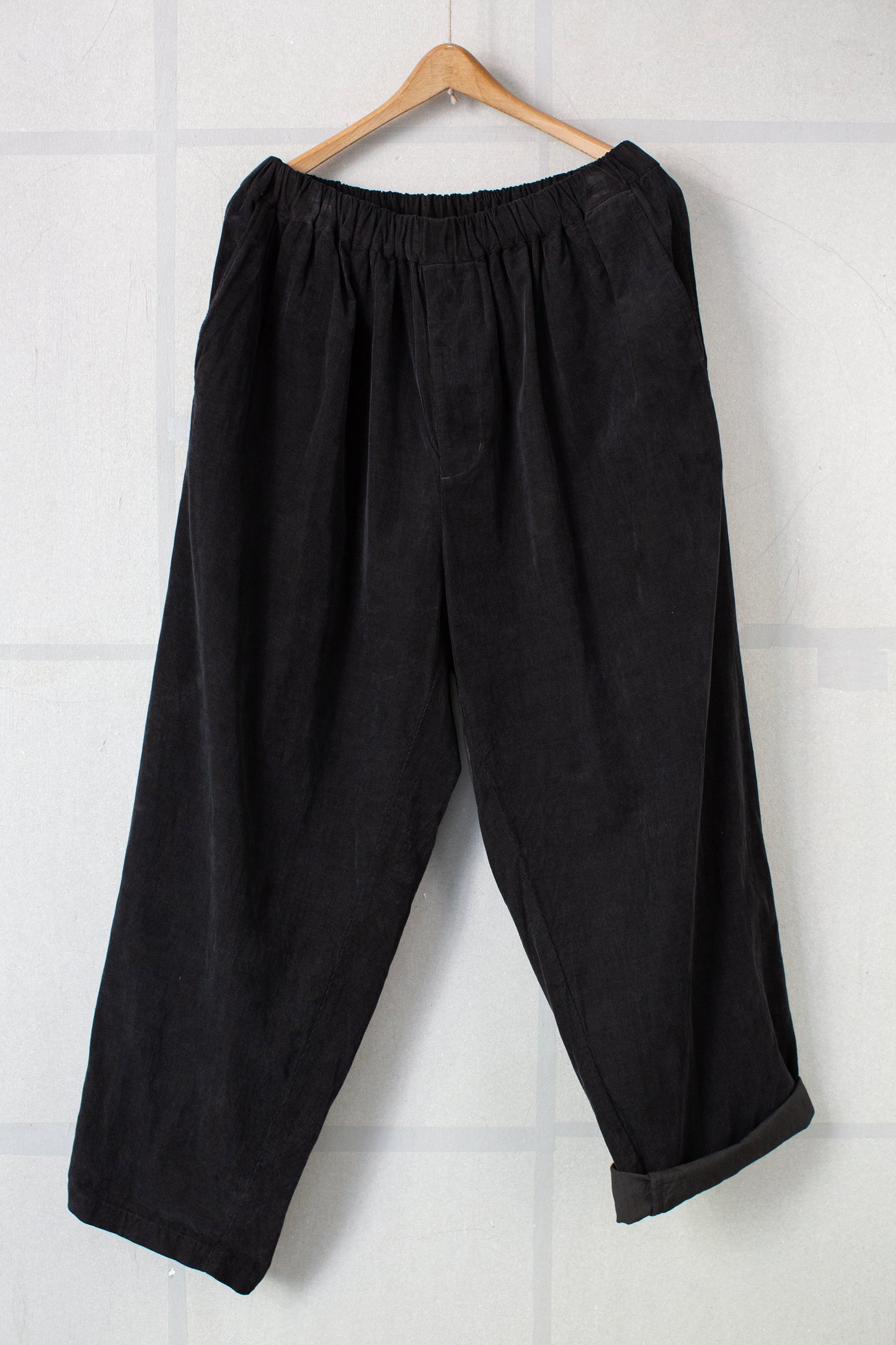 Wide Easy Pants in Kakishibu