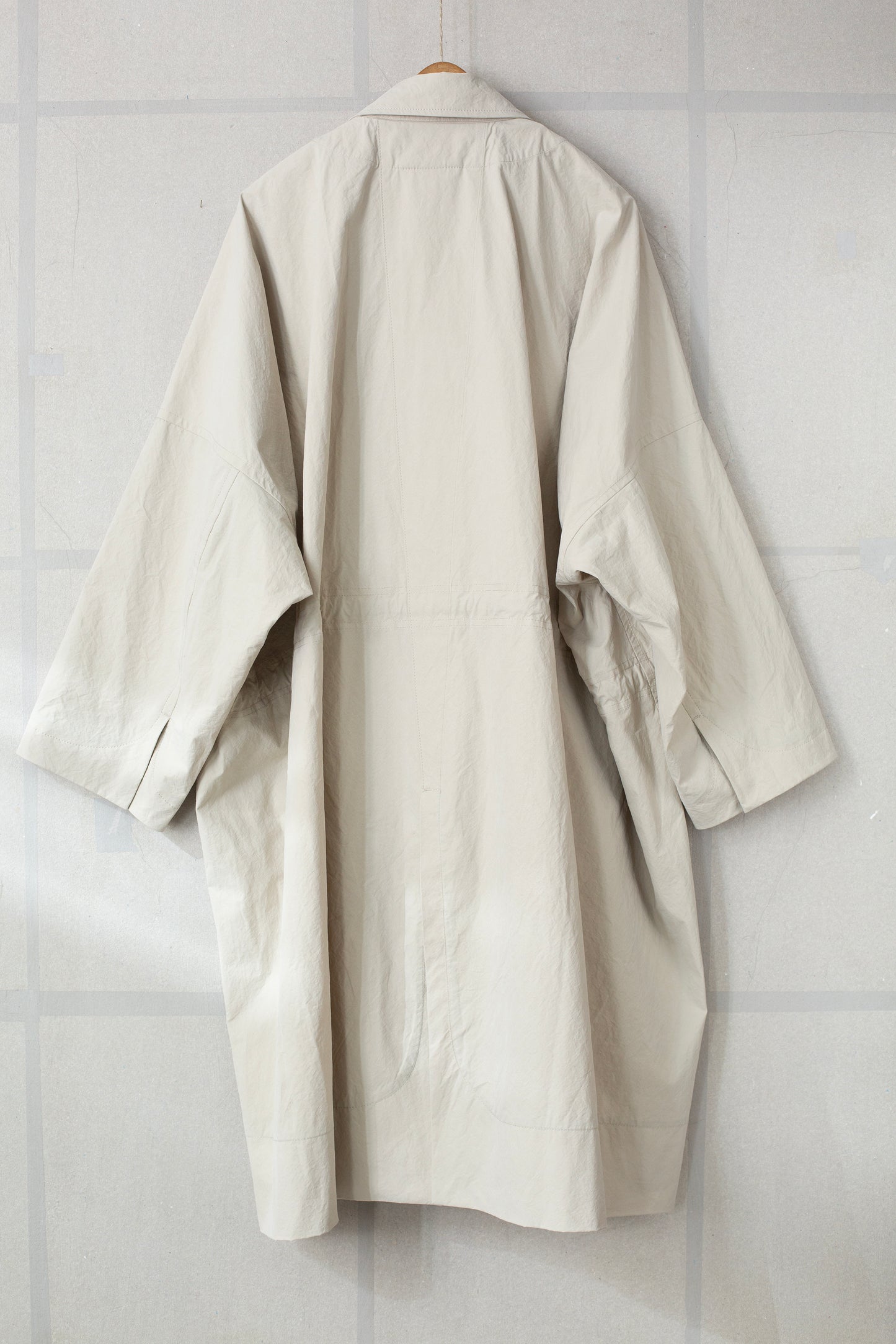 COAT#32 - TIME WASHED CANVAS CHALK