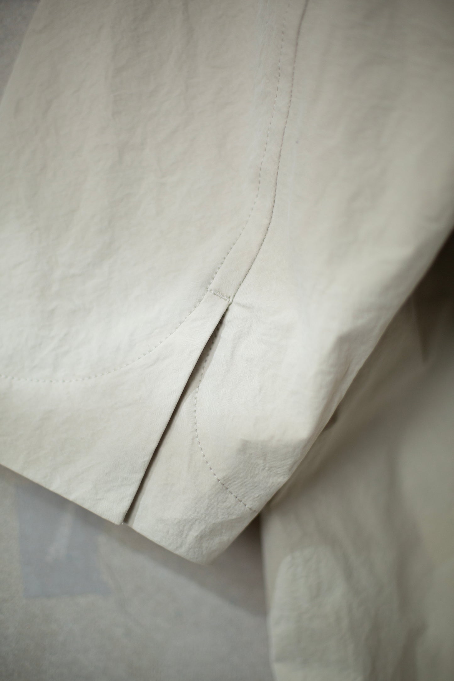 COAT#32 - TIME WASHED CANVAS CHALK