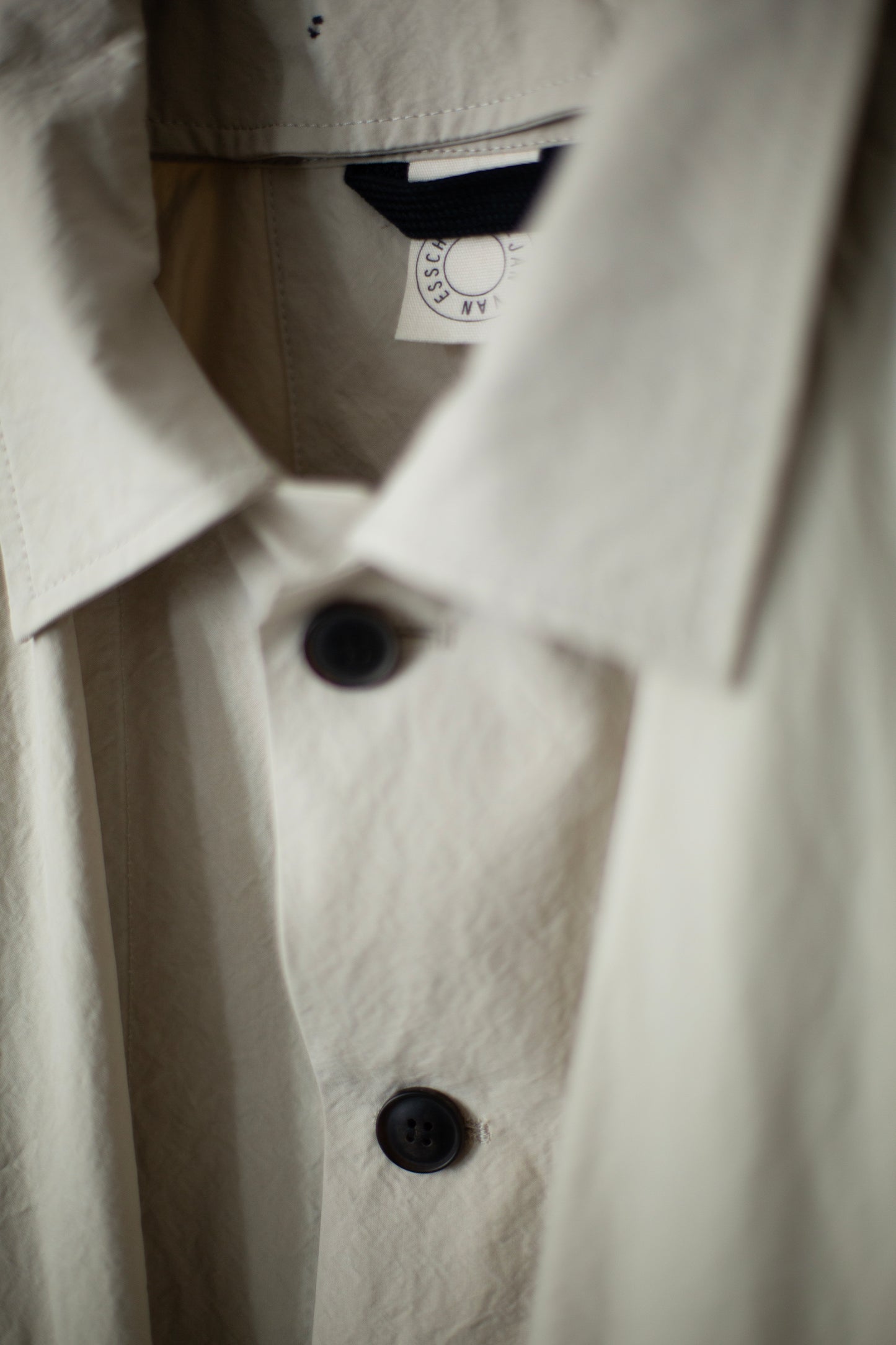 COAT#32 - TIME WASHED CANVAS CHALK