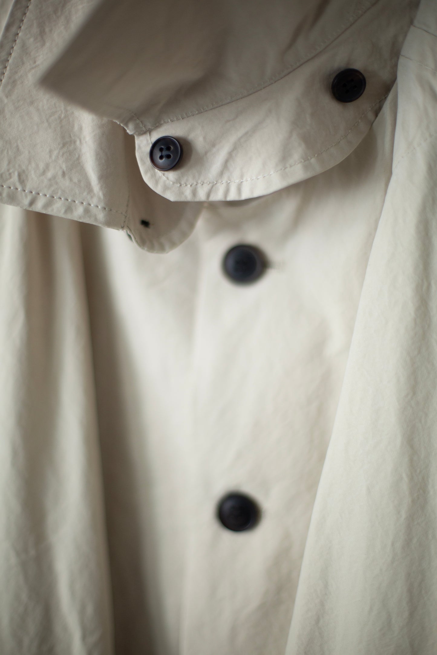 COAT#32 - TIME WASHED CANVAS CHALK