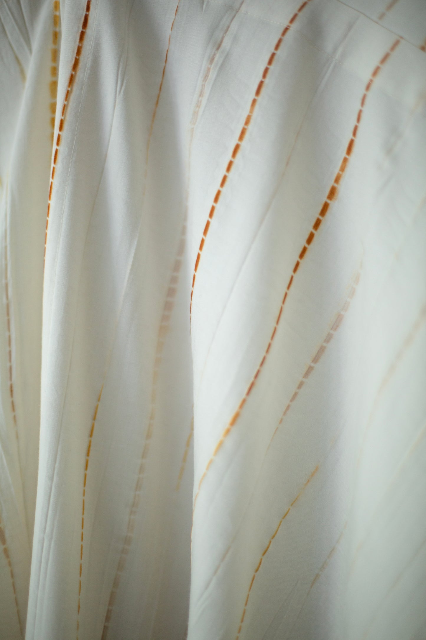 TUNIC#31 - WHITE FLAME SHIBORI