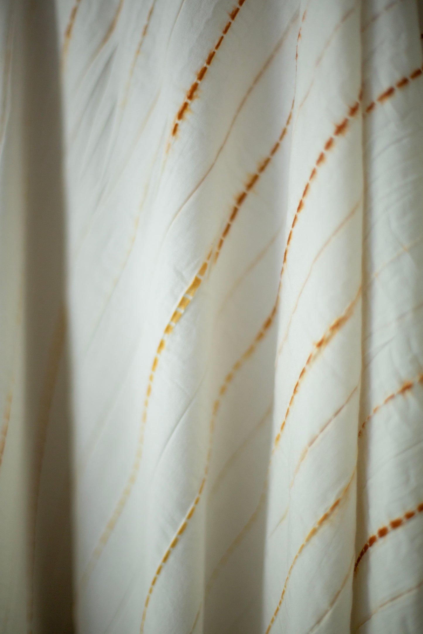 TUNIC#31 - WHITE FLAME SHIBORI