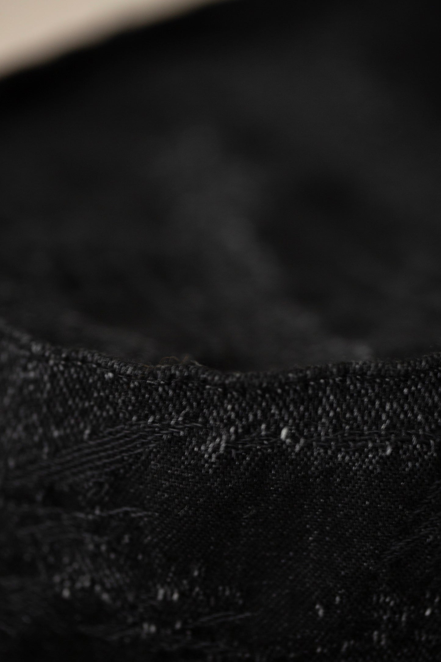 HAT#9 - CAMOUFLAGE DENIM BLACK