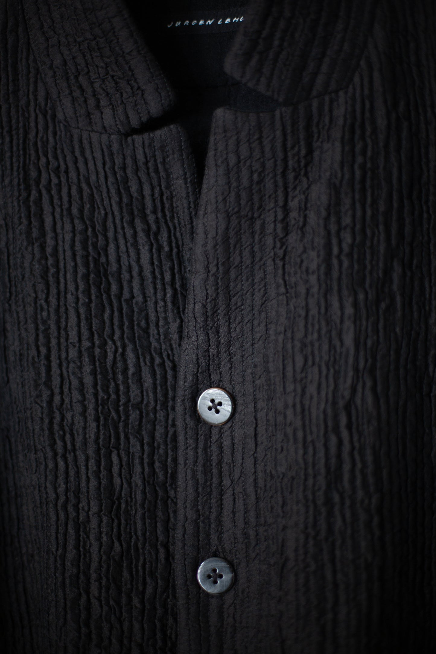 black silk wool thin quilting jacket