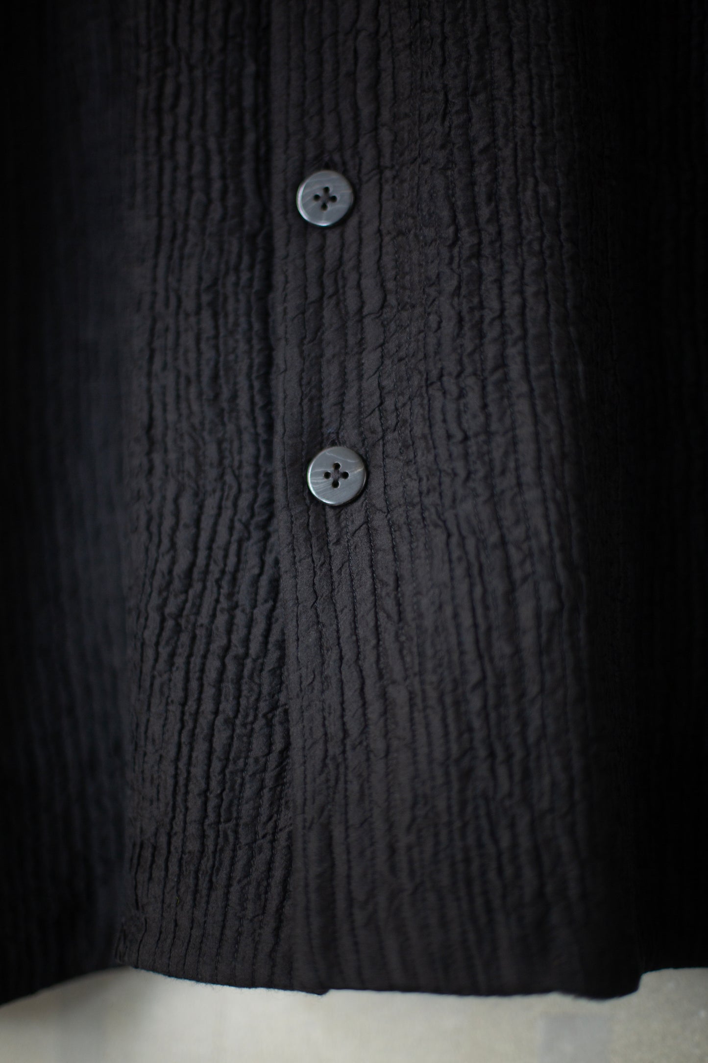 black silk wool thin quilting jacket