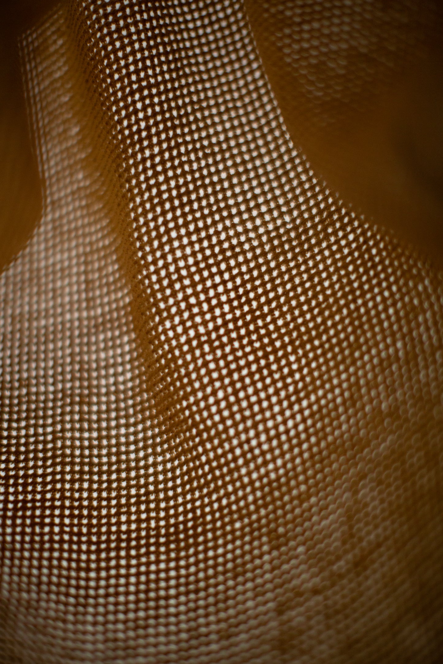 yellow olive cotton mesh sleeveless tee