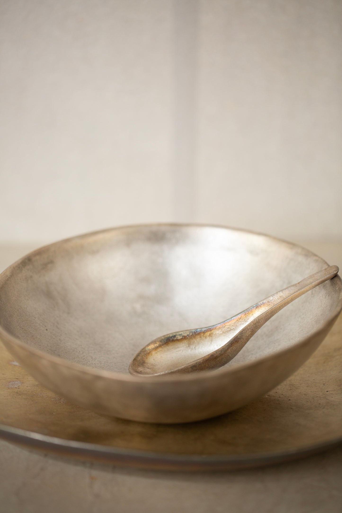 Silver glaze dish