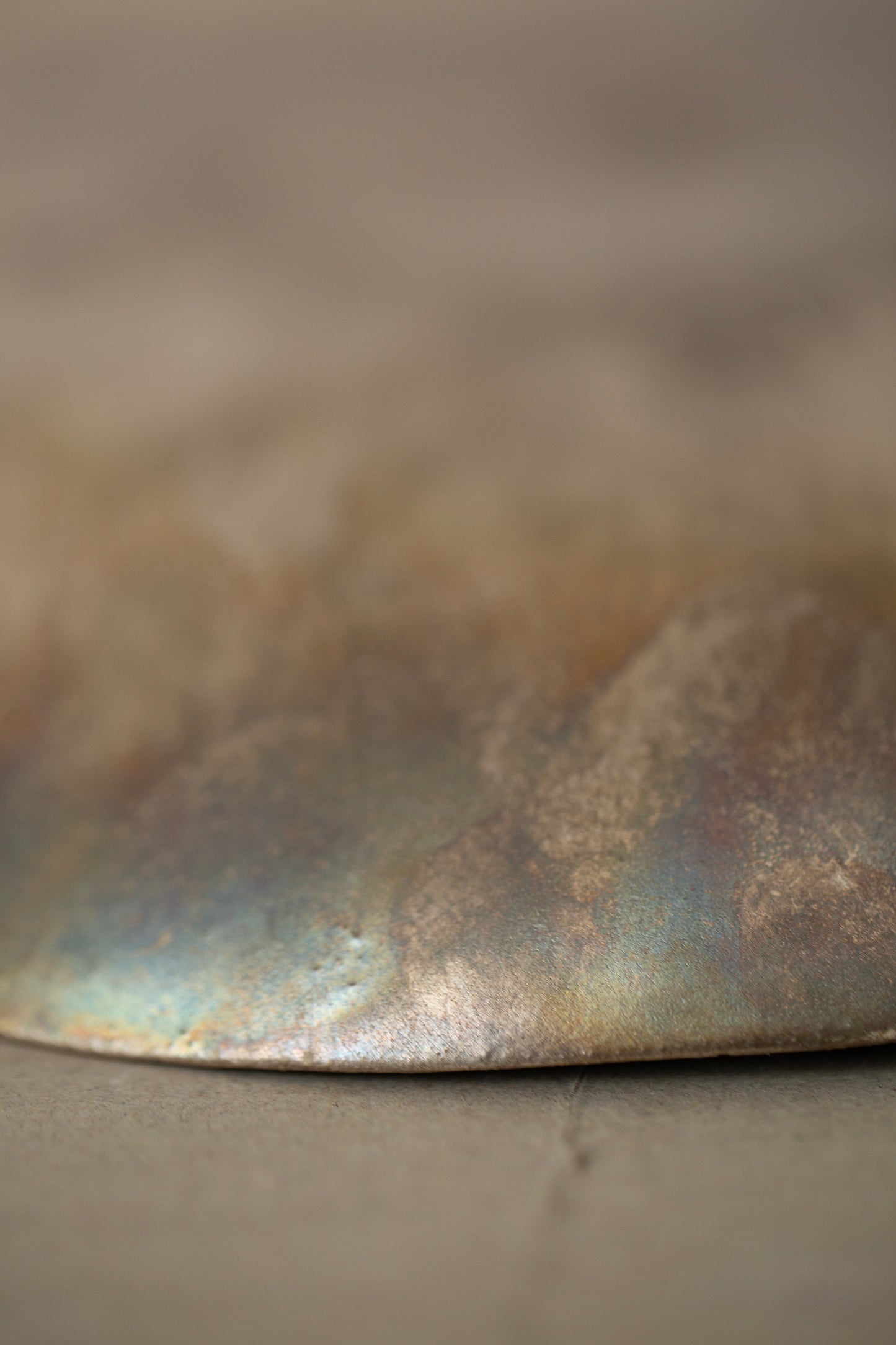 Silver glaze dish