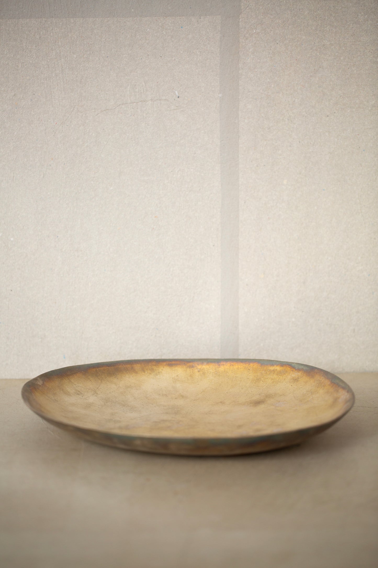 Silver glaze dish