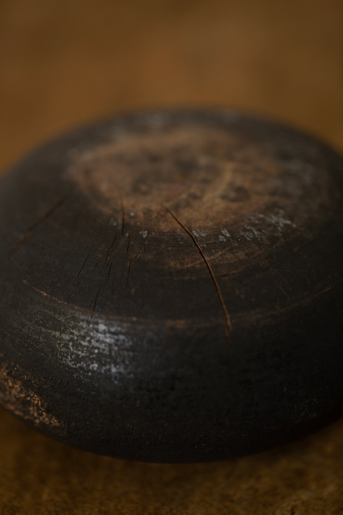Antique wooden vessel