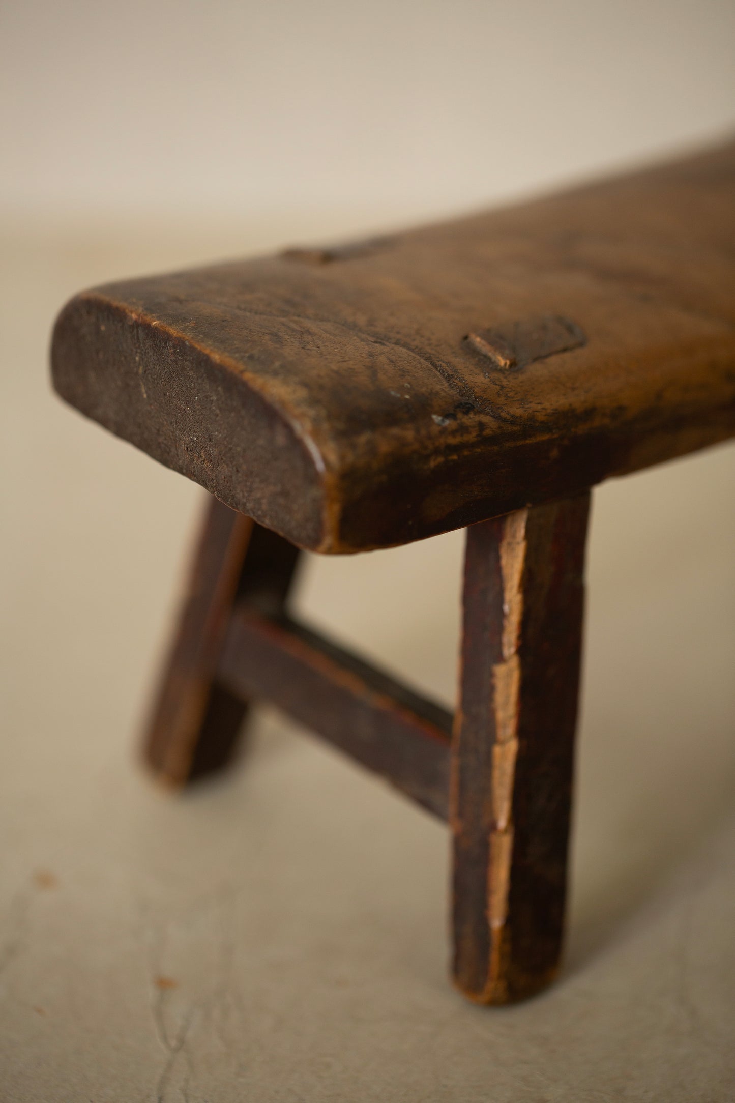 Antique Korean headrest