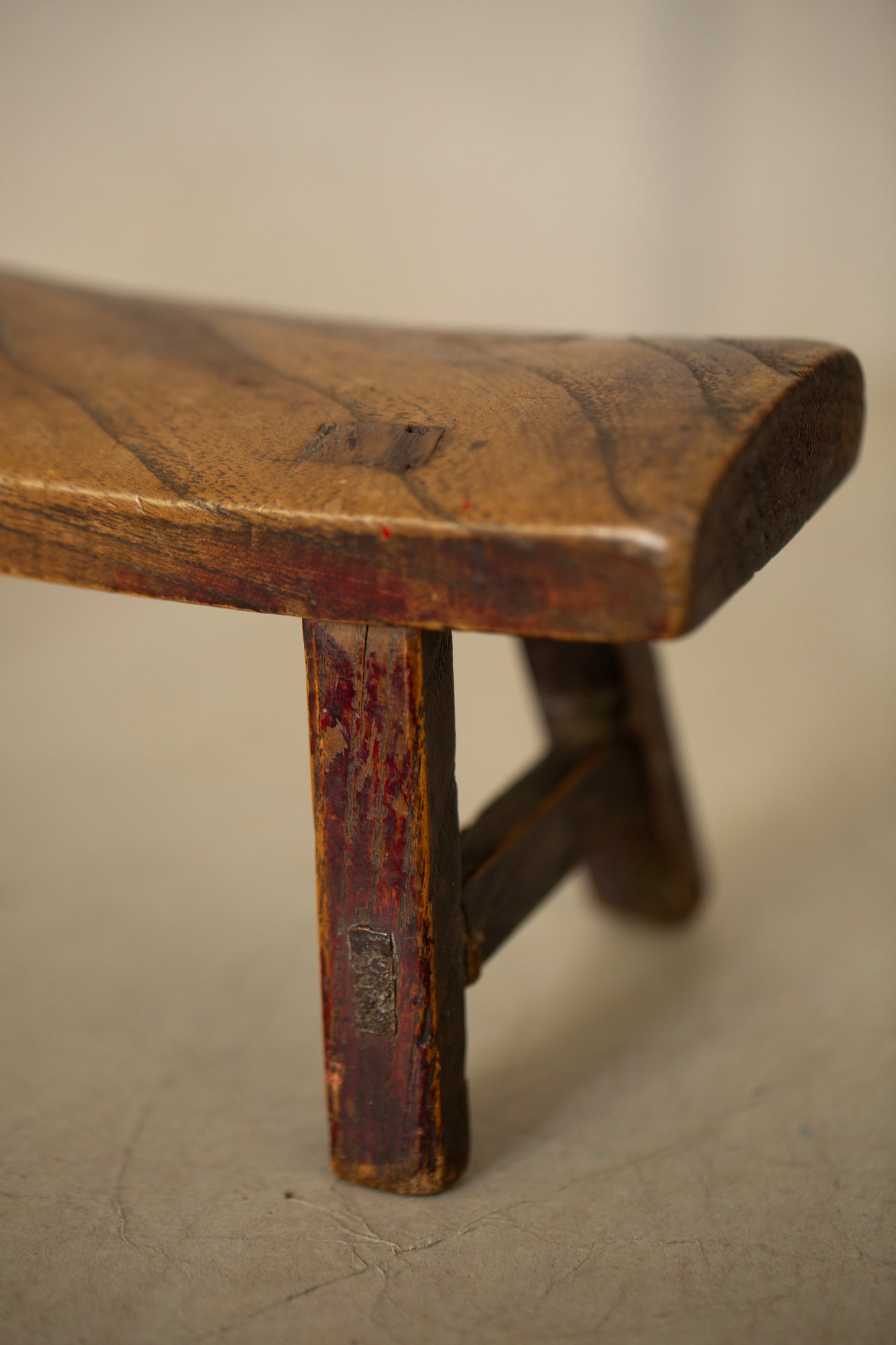 Antique Korean headrest