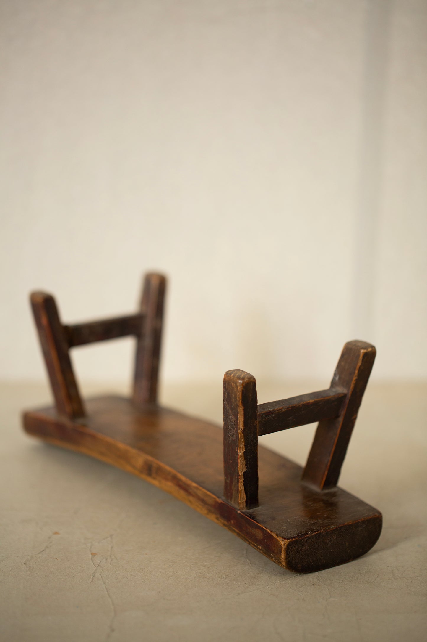Antique Korean headrest