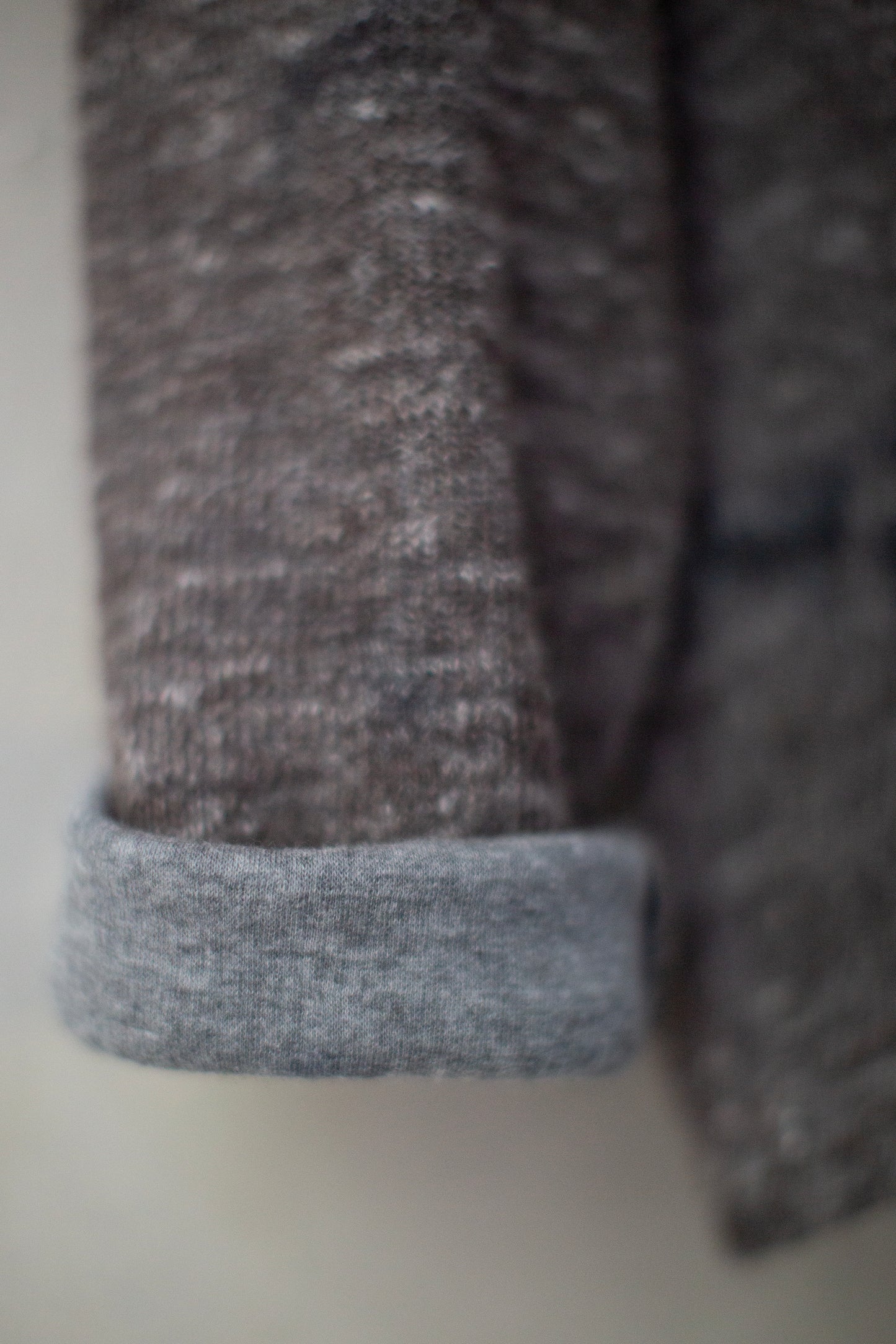 dual layered jersey long sleeve henley with shibori dyed pattern