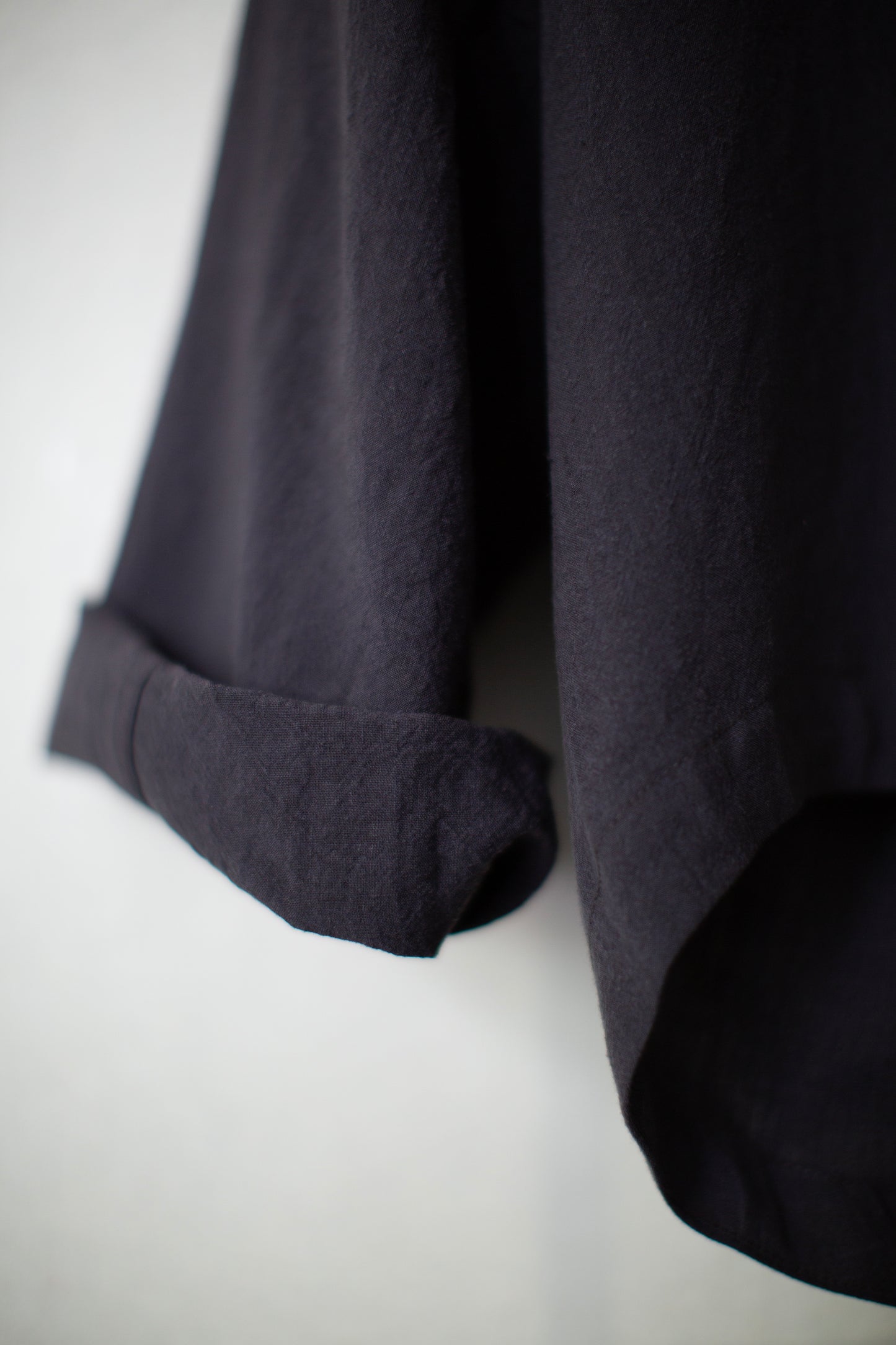 TUNIC#43 - LINEN SILK SHIRTING SUMI KURO