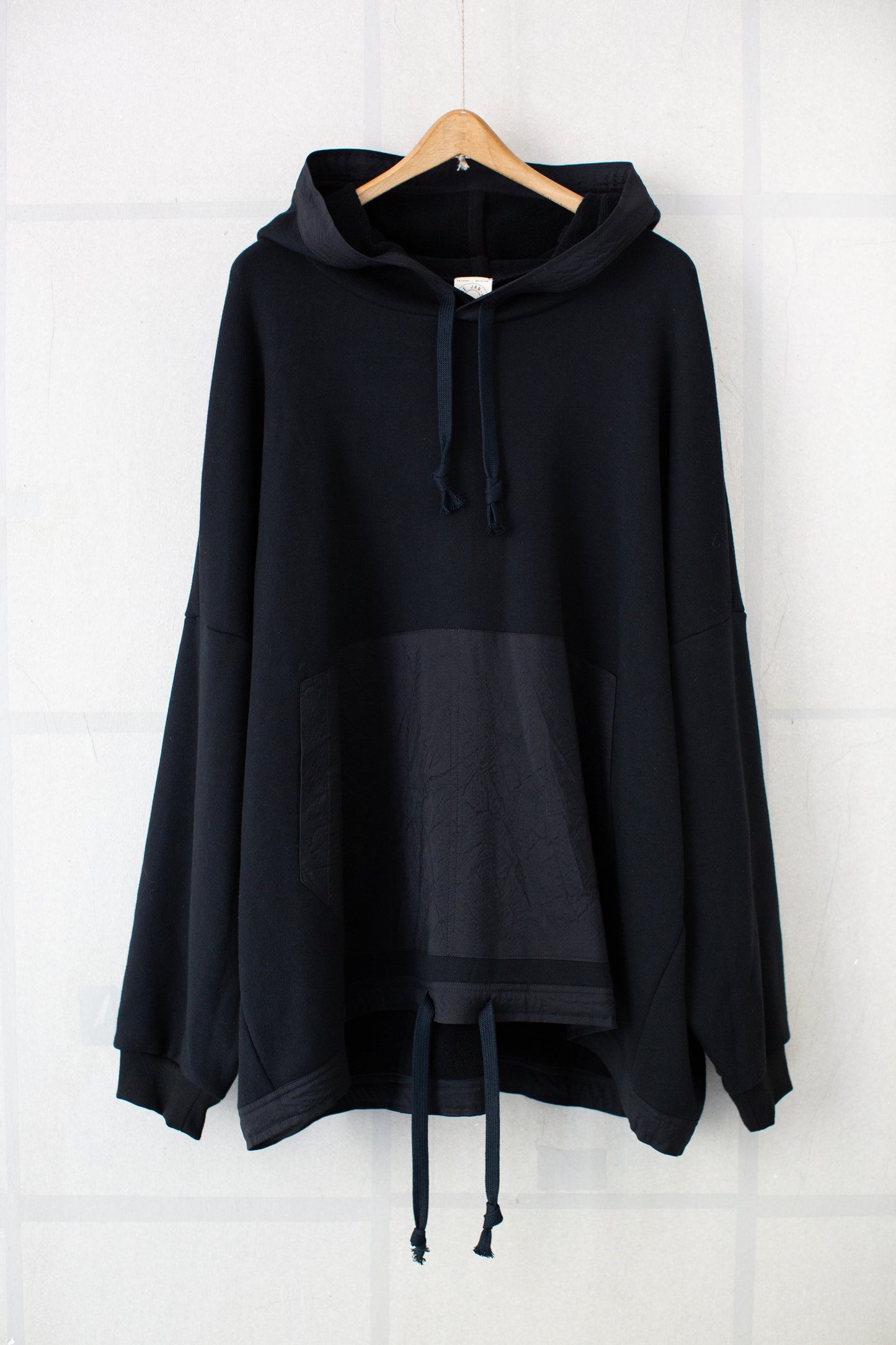 SWEAT#59 - COTTON/YAK TERRY SWEAT BLACK