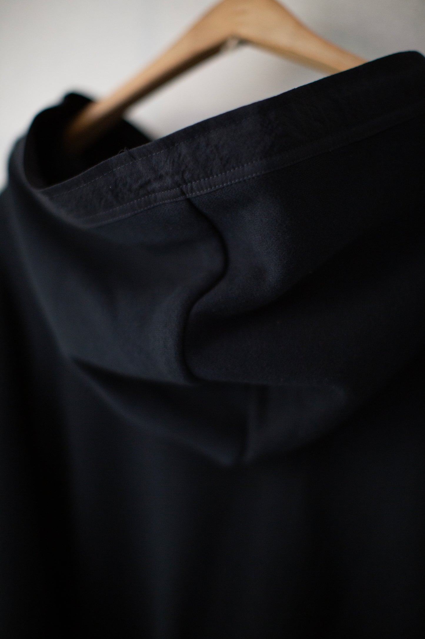 SWEAT#59 - COTTON/YAK TERRY SWEAT BLACK