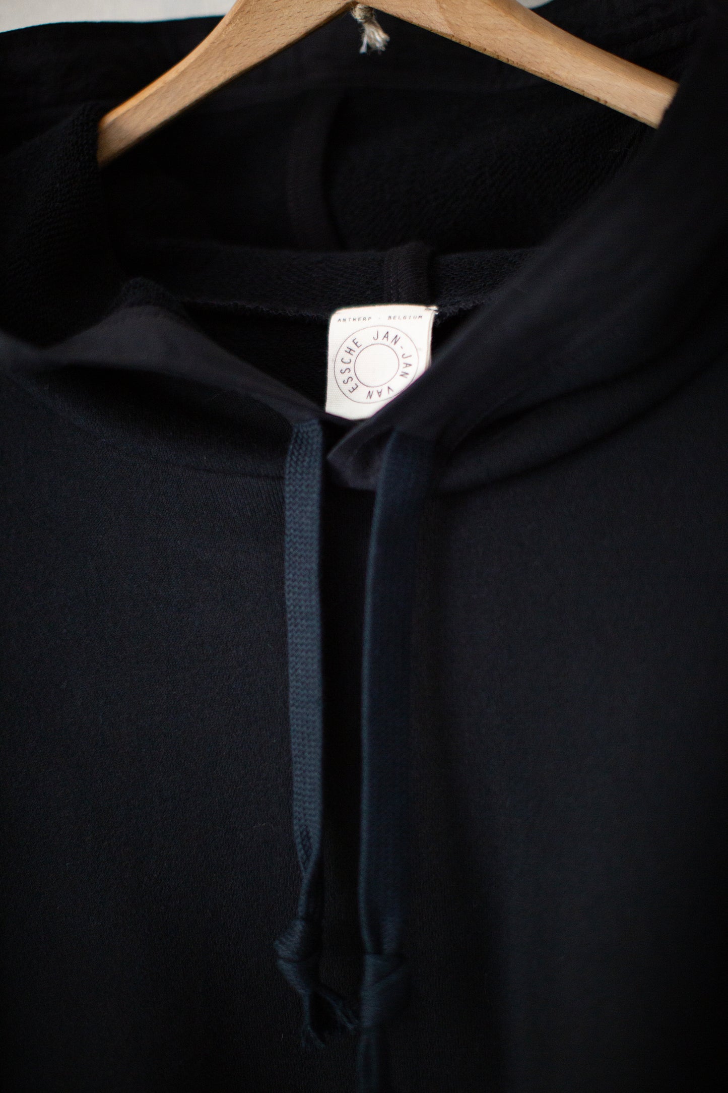 SWEAT#59 - COTTON/YAK TERRY SWEAT BLACK