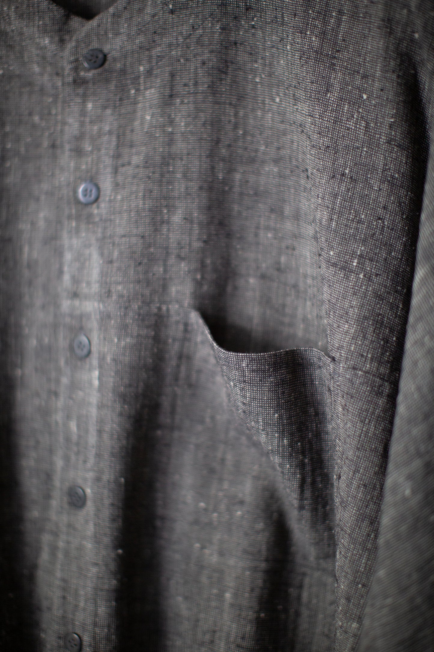 Hand woven silk shirt