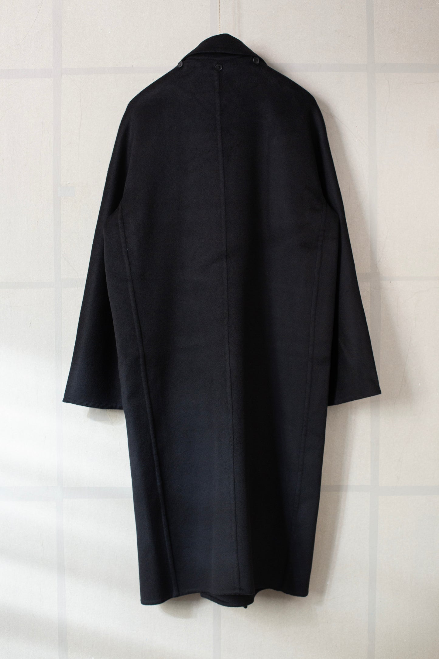 BLACK DOUBLE FACE CHRIS COAT