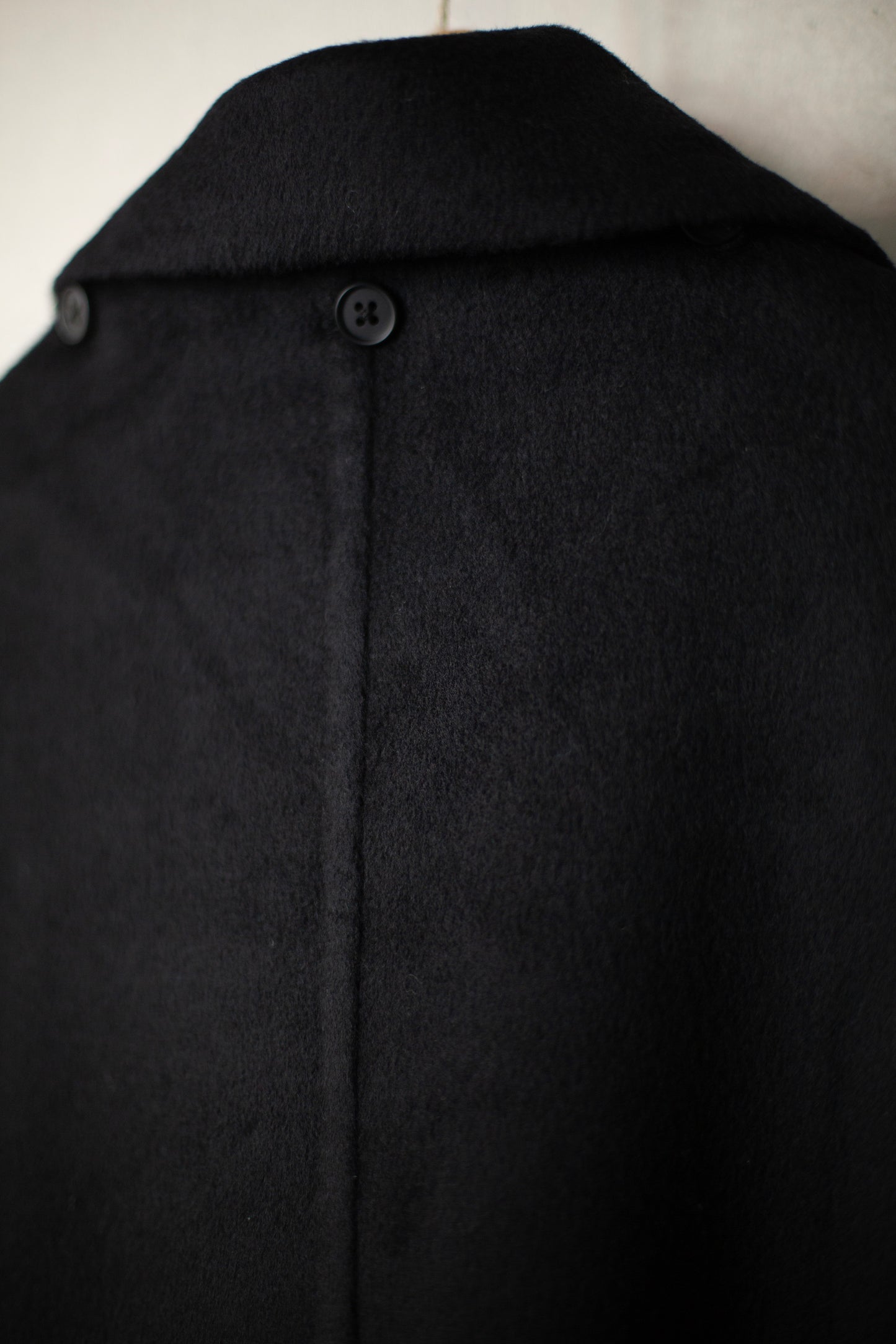 BLACK DOUBLE FACE CHRIS COAT