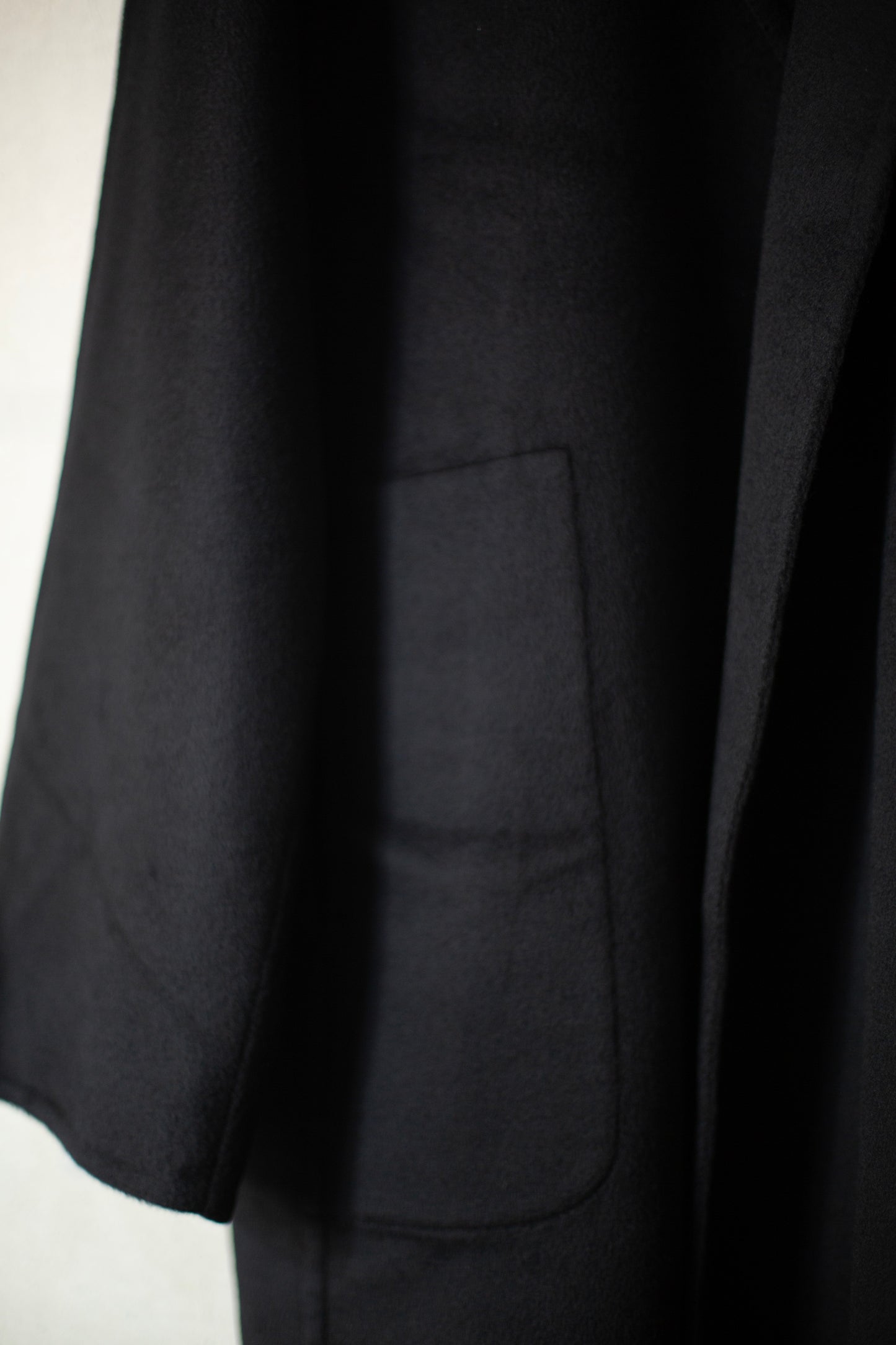 BLACK DOUBLE FACE CHRIS COAT