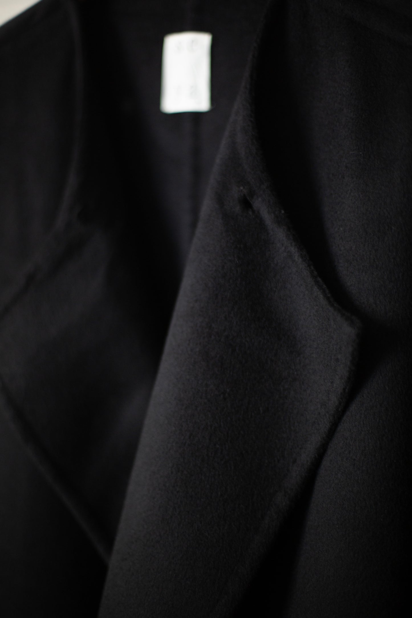 BLACK DOUBLE FACE CHRIS COAT