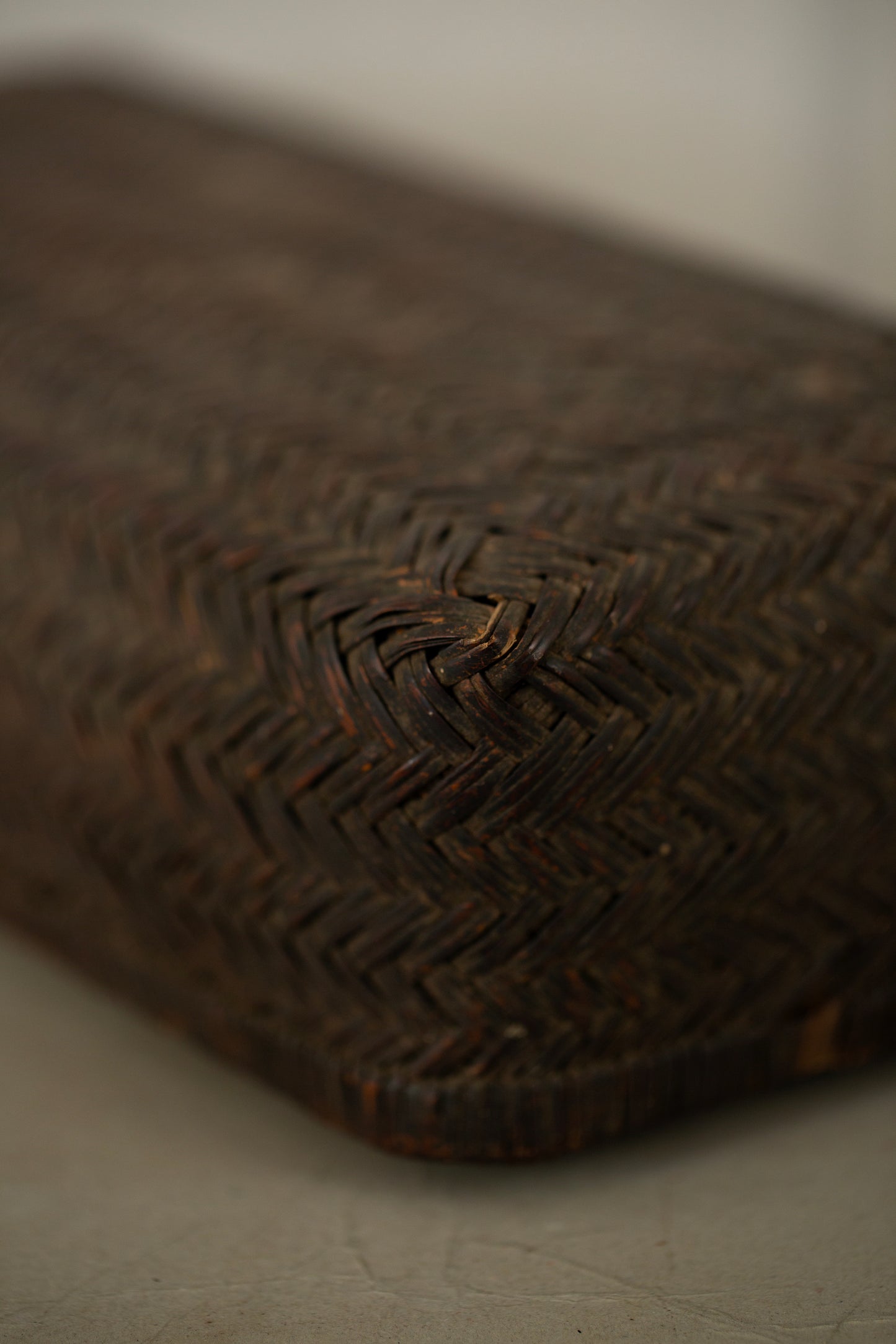 Rattan storage basket
