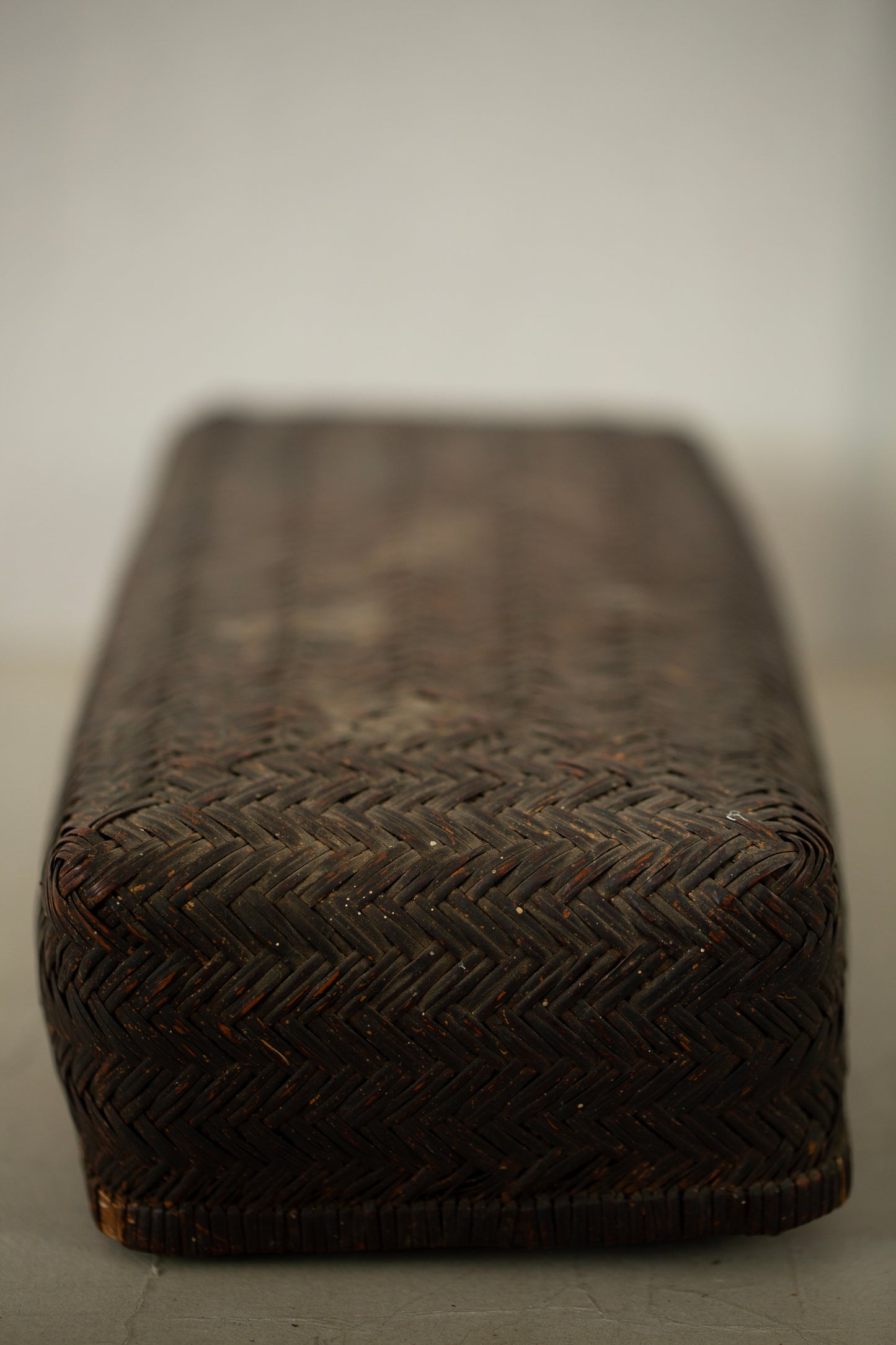 Rattan storage basket