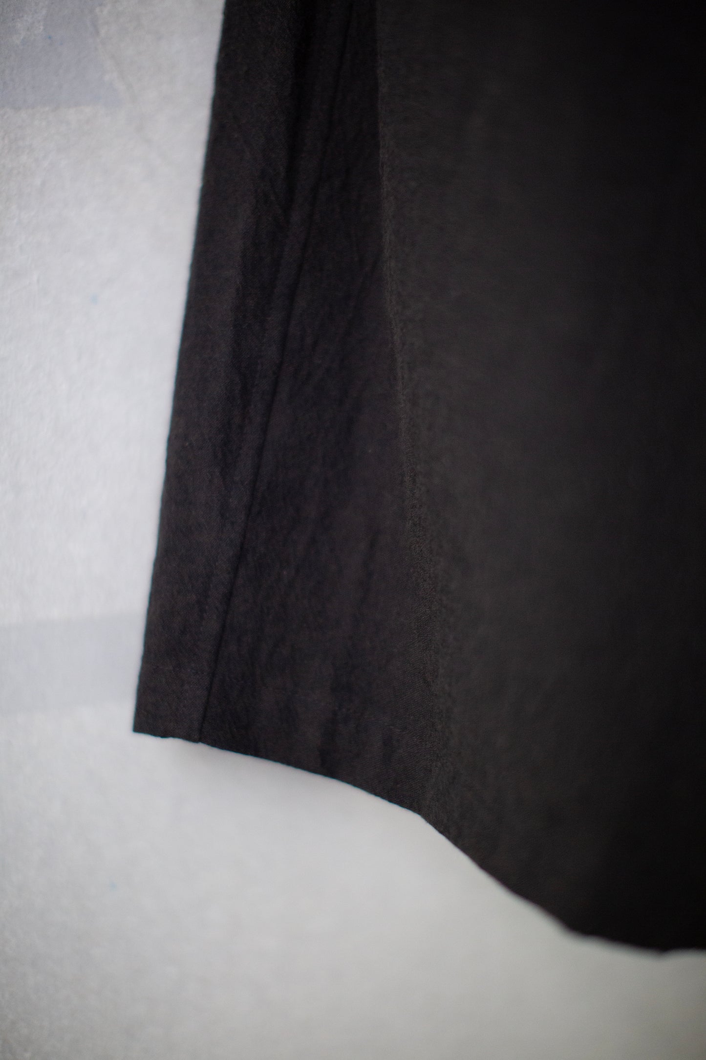 Dark Brown cotton yak wool wide trousers