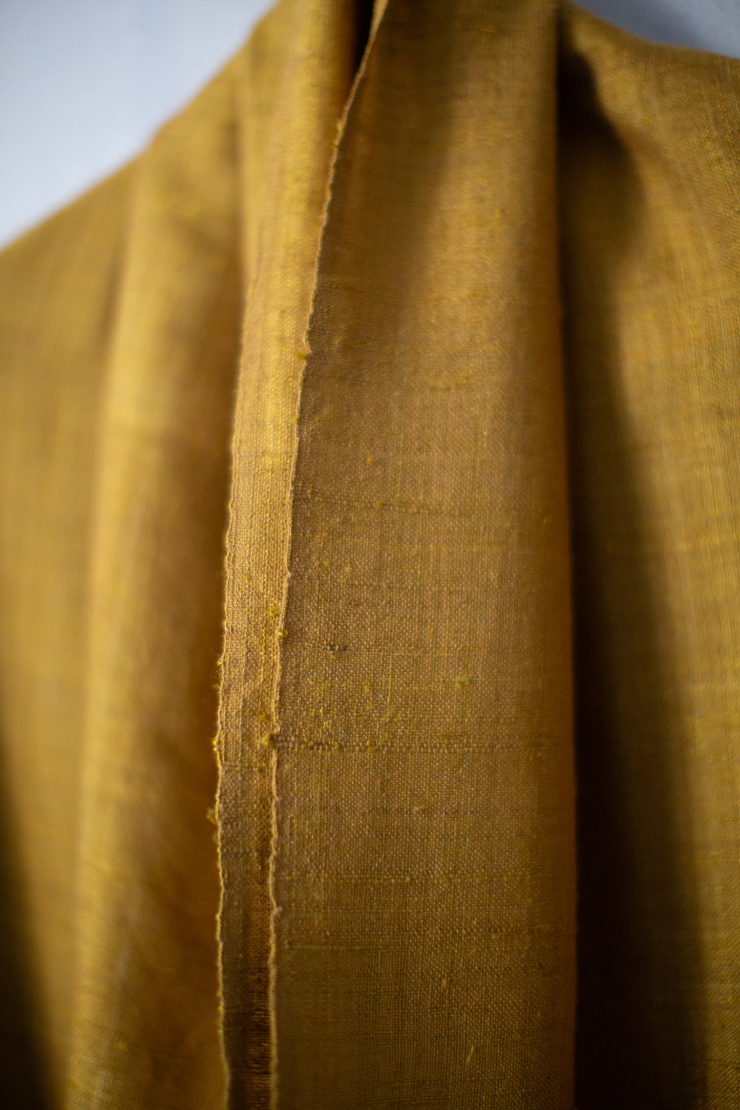 Ochre silk stole