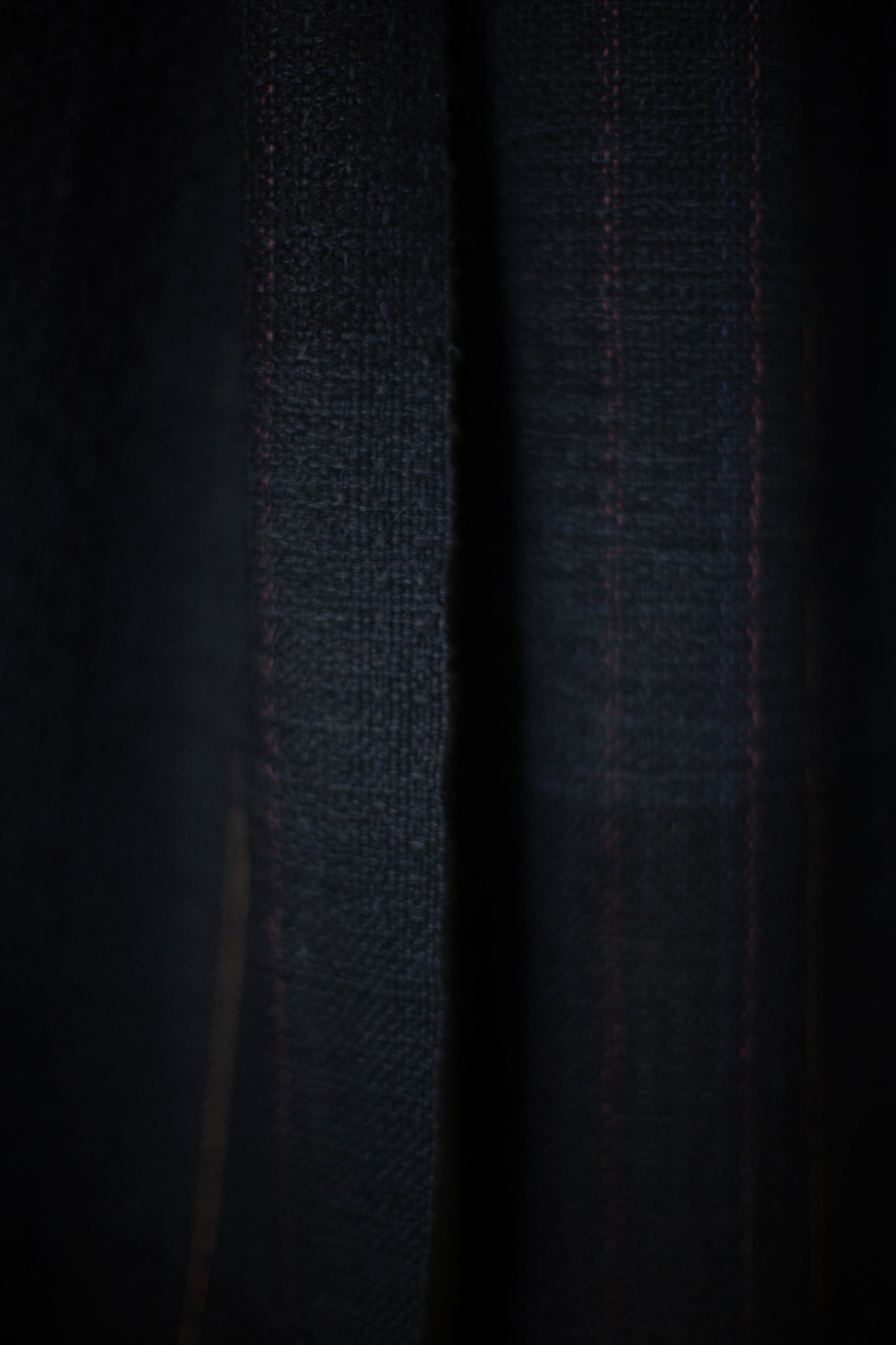 Hand woven Scarf black - brown