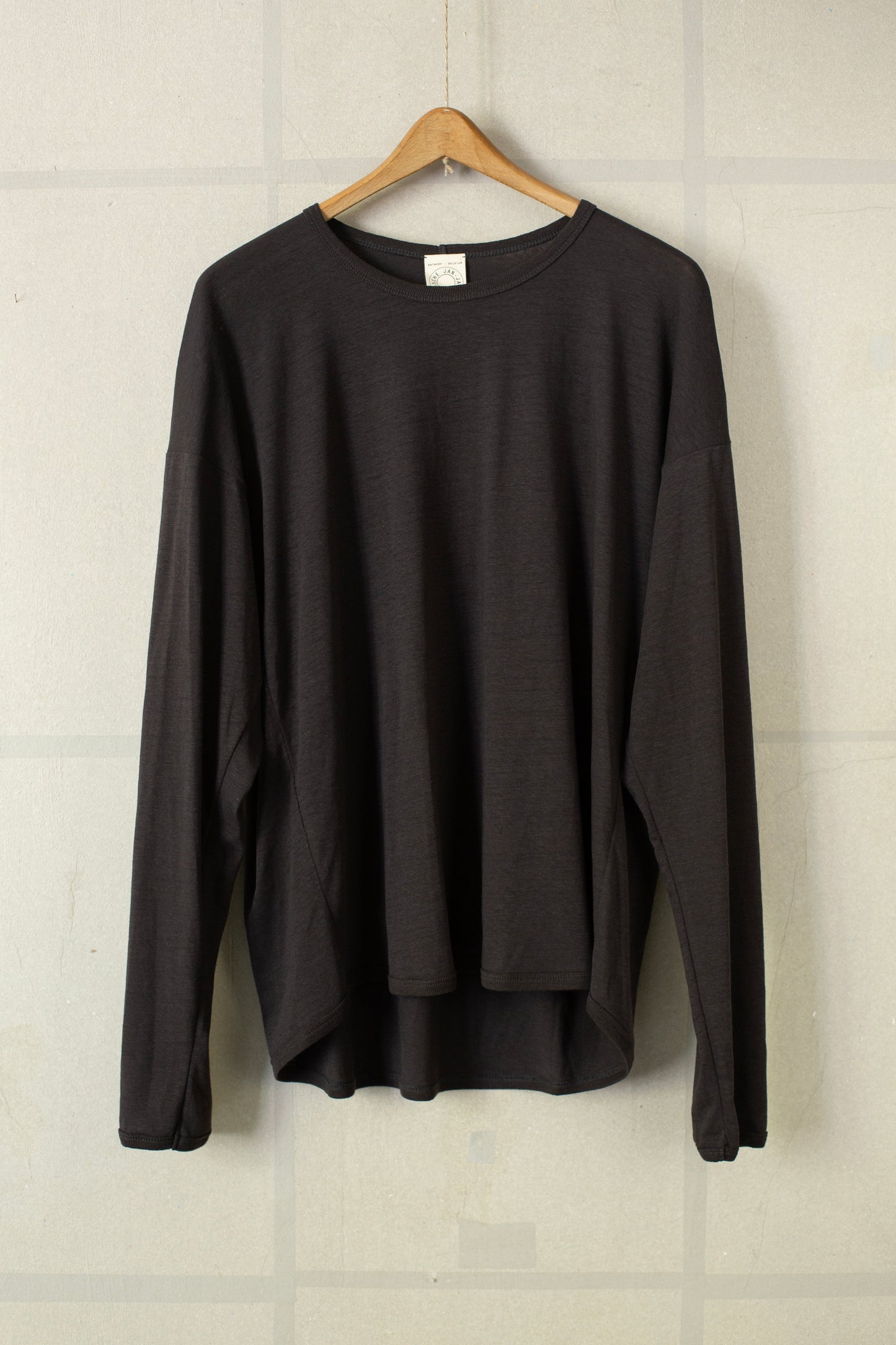 TEE#87 - ORGANIC COTTON LINEN EGGPLANT