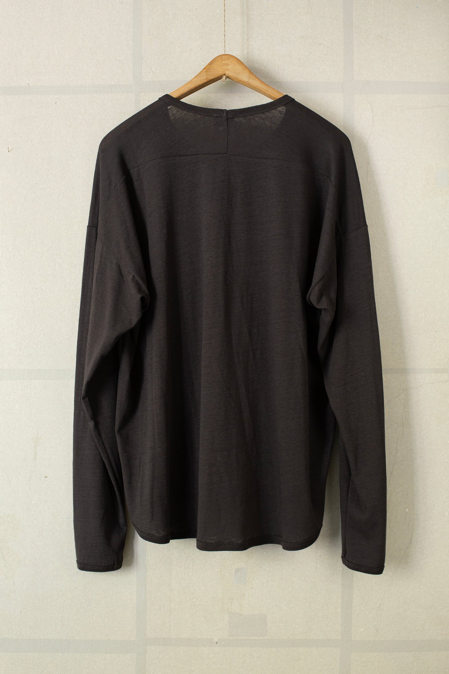TEE#87 - ORGANIC COTTON LINEN EGGPLANT