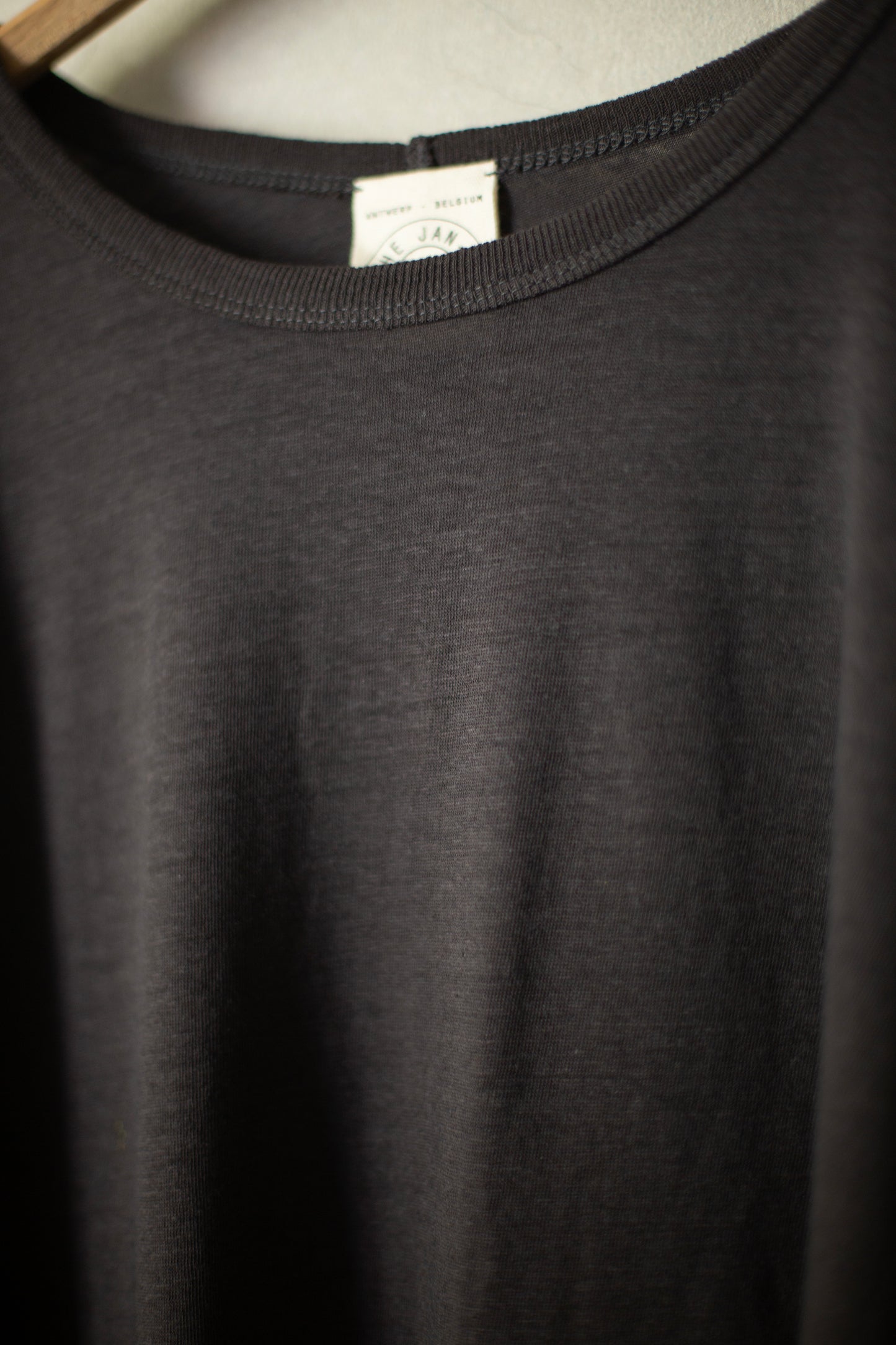 TEE#87 - ORGANIC COTTON LINEN EGGPLANT