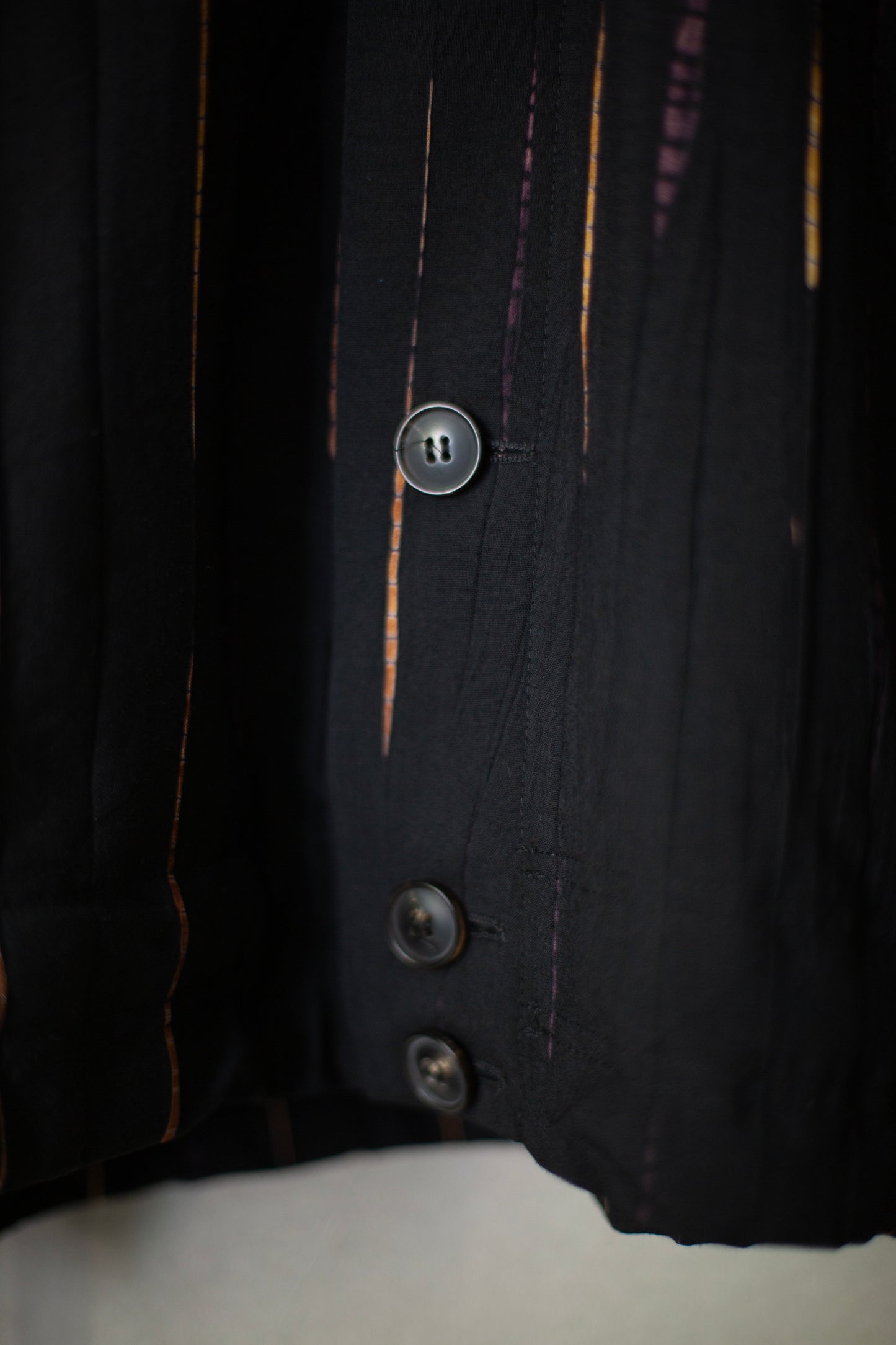 JACKET#53 - BLACK FLAME SHIBORI