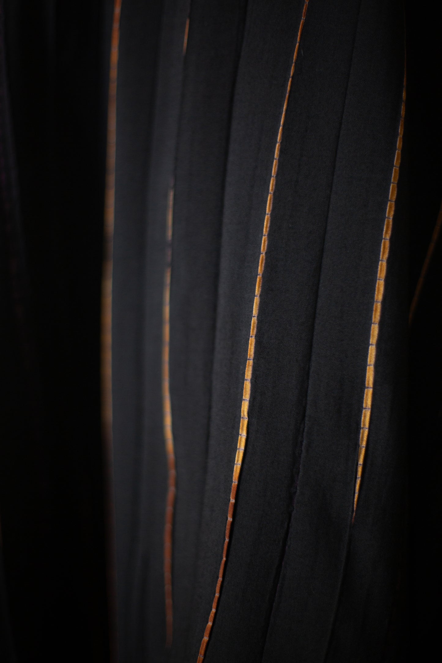 JACKET#53 - BLACK FLAME SHIBORI