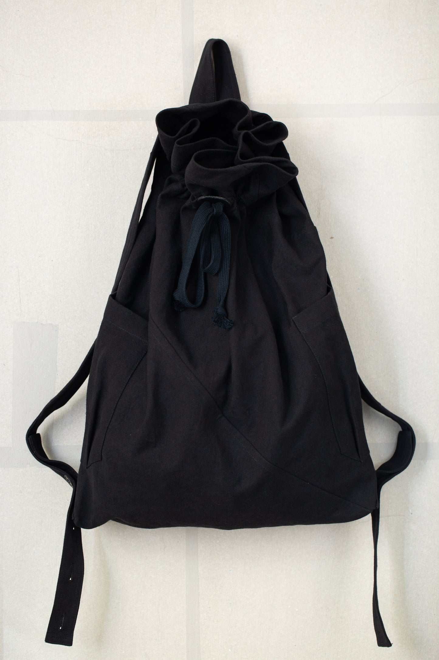 BAG#40 - PAPER COTTON CANVAS BLACK