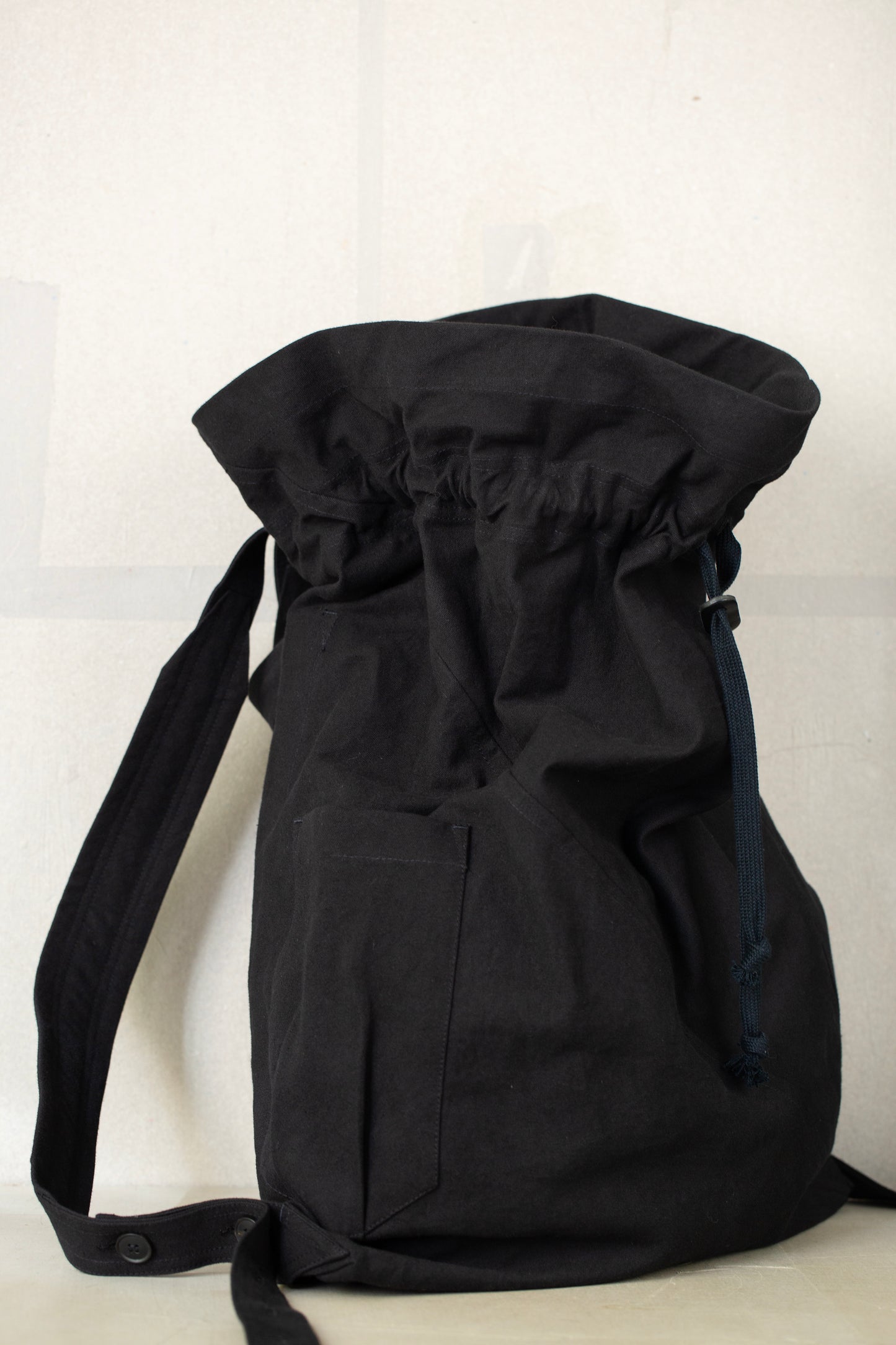 BAG#40 - PAPER COTTON CANVAS BLACK