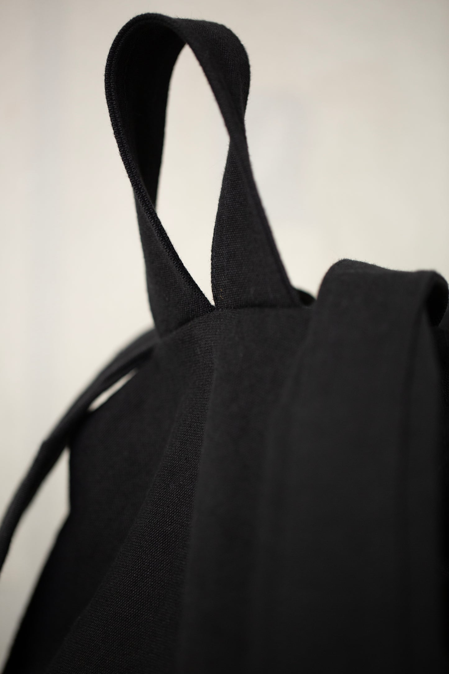 BAG#40 - PAPER COTTON CANVAS BLACK