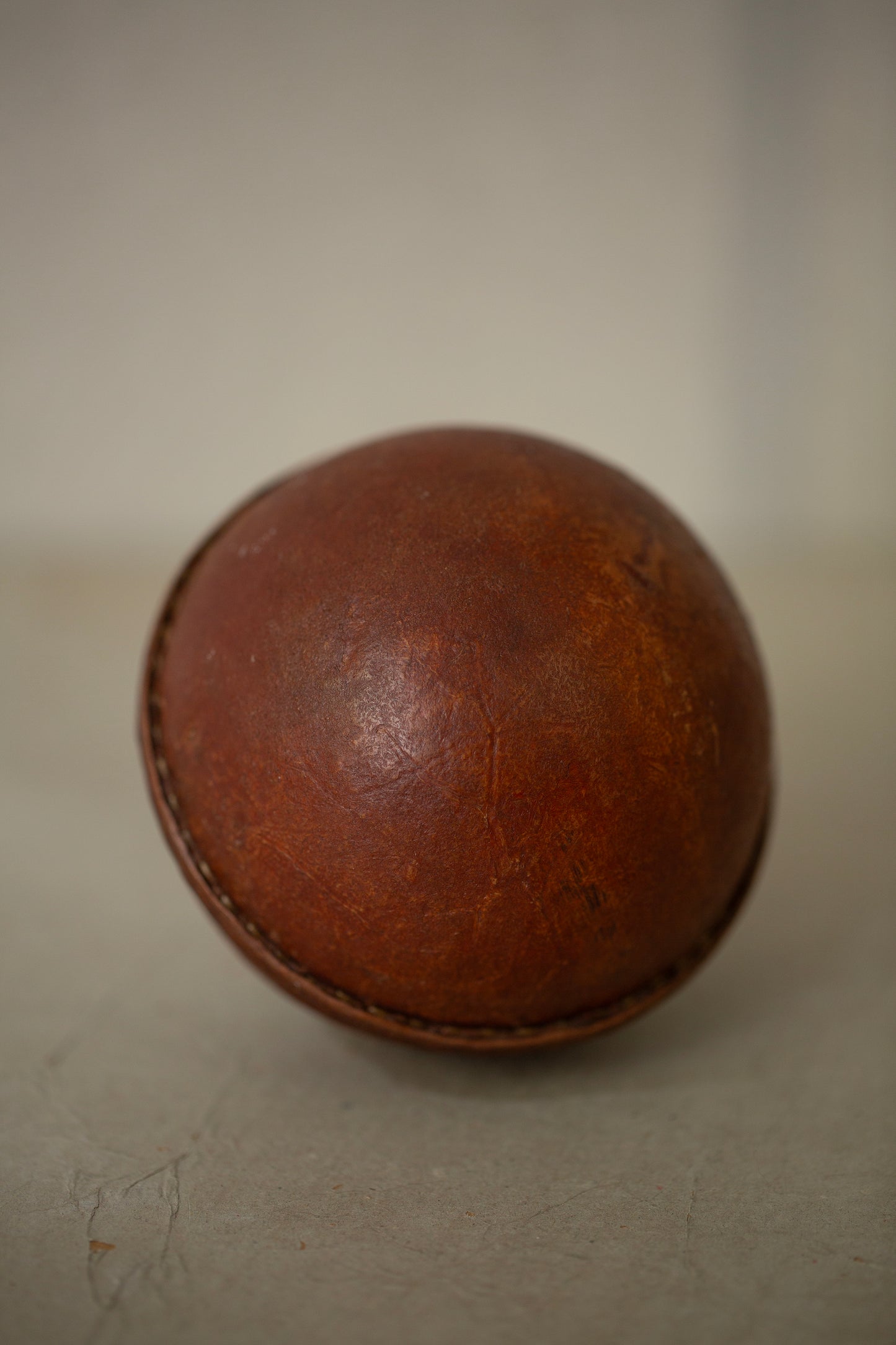 Hand crafted leather ball
