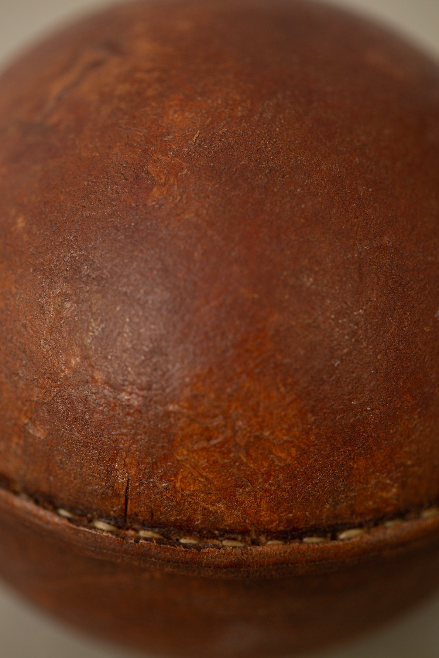 Hand crafted leather ball