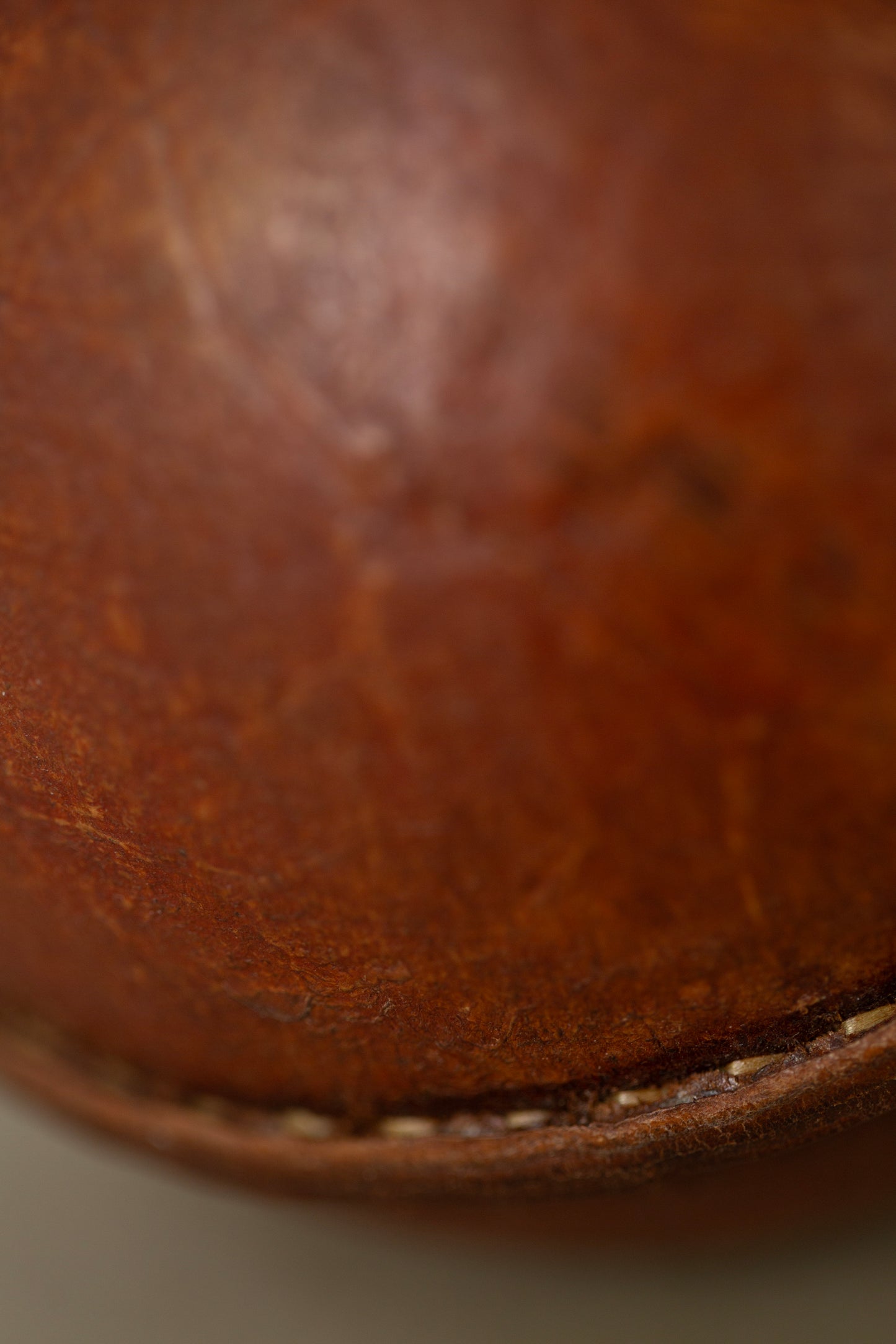 Hand crafted leather ball