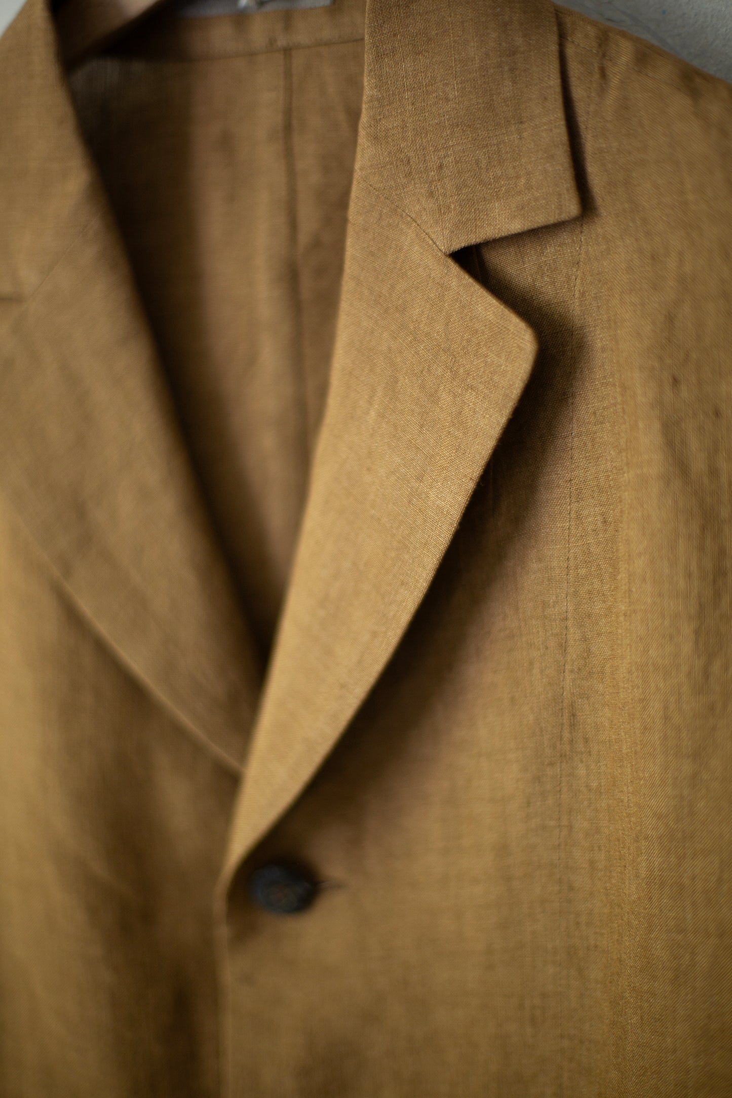Ochre linen jacket