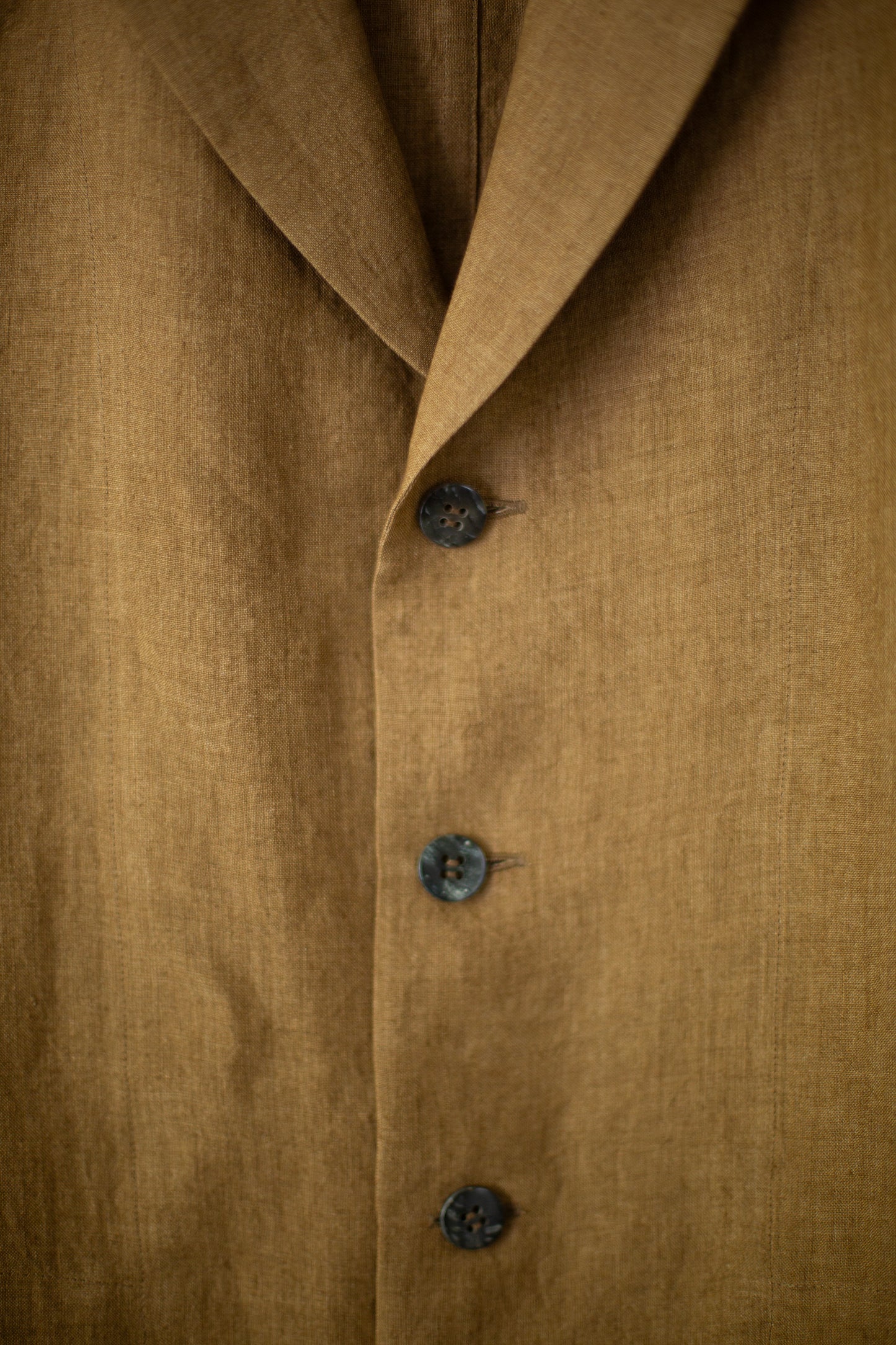 Ochre linen jacket