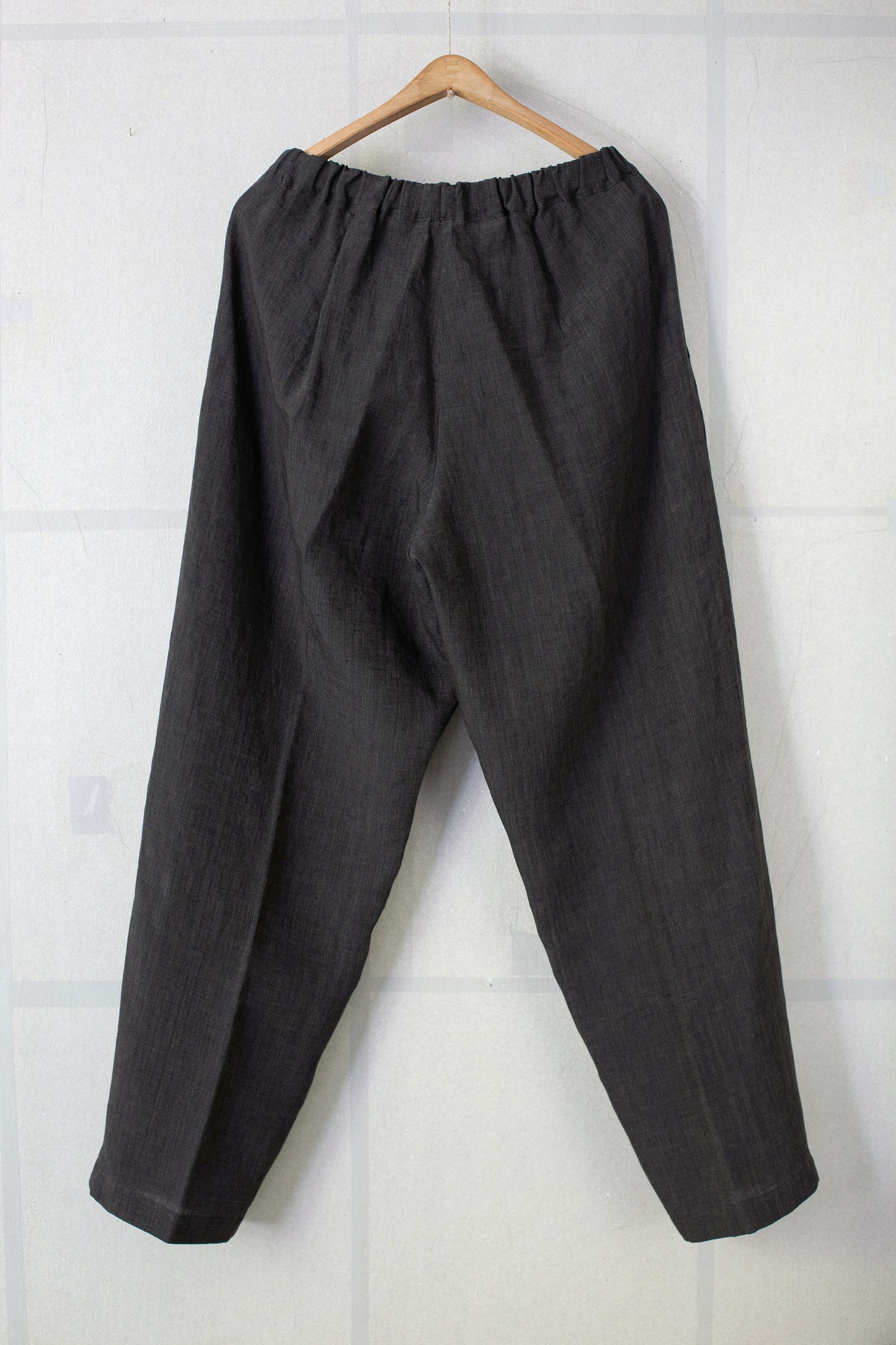 Dark grey linen trousers